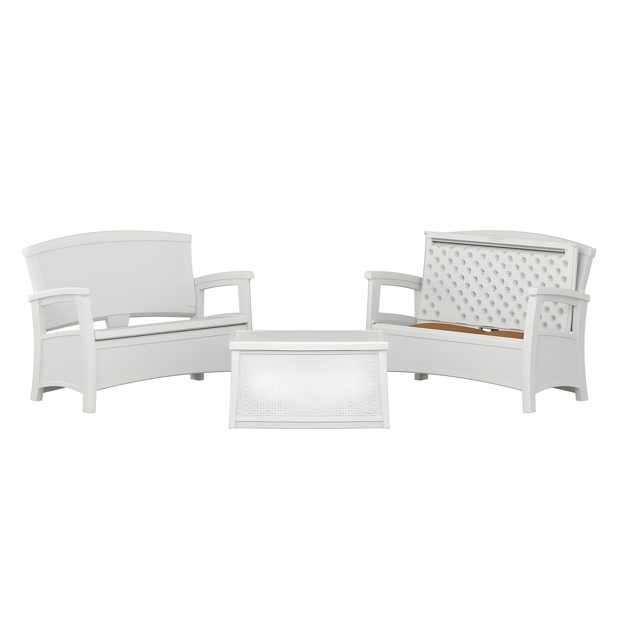 Suncast Elements 47'' Resin Outdoor Loveseat