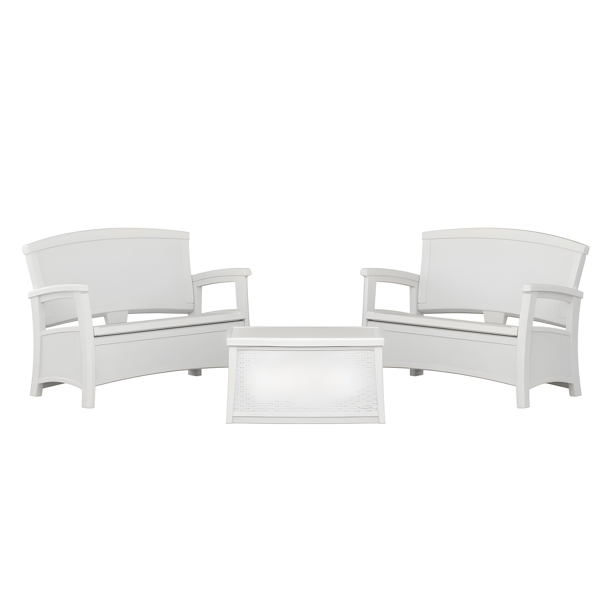 Suncast Elements 47'' Resin Outdoor Loveseat