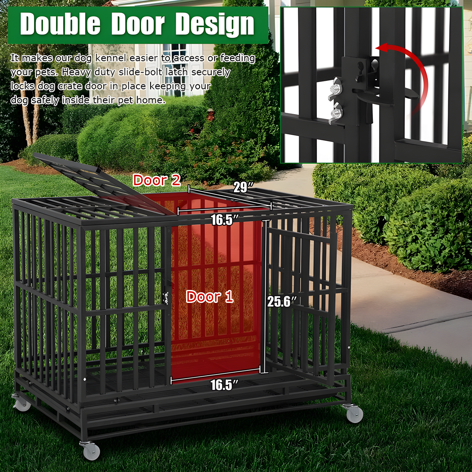Tucker Murphy Pet™ Dog Pet Crate