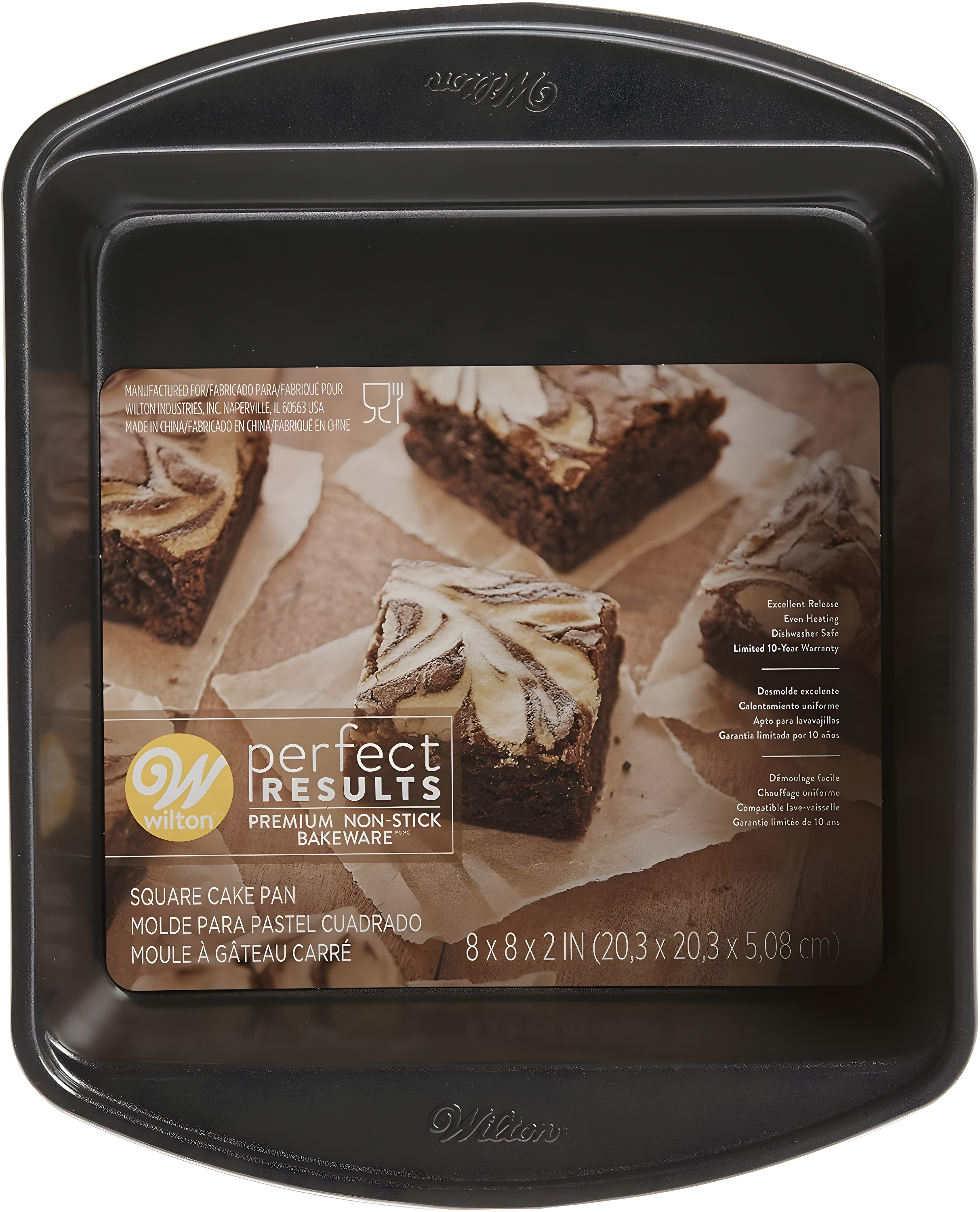 Wilton Wilton 191002912 Premium Square Cake Pan, Grey