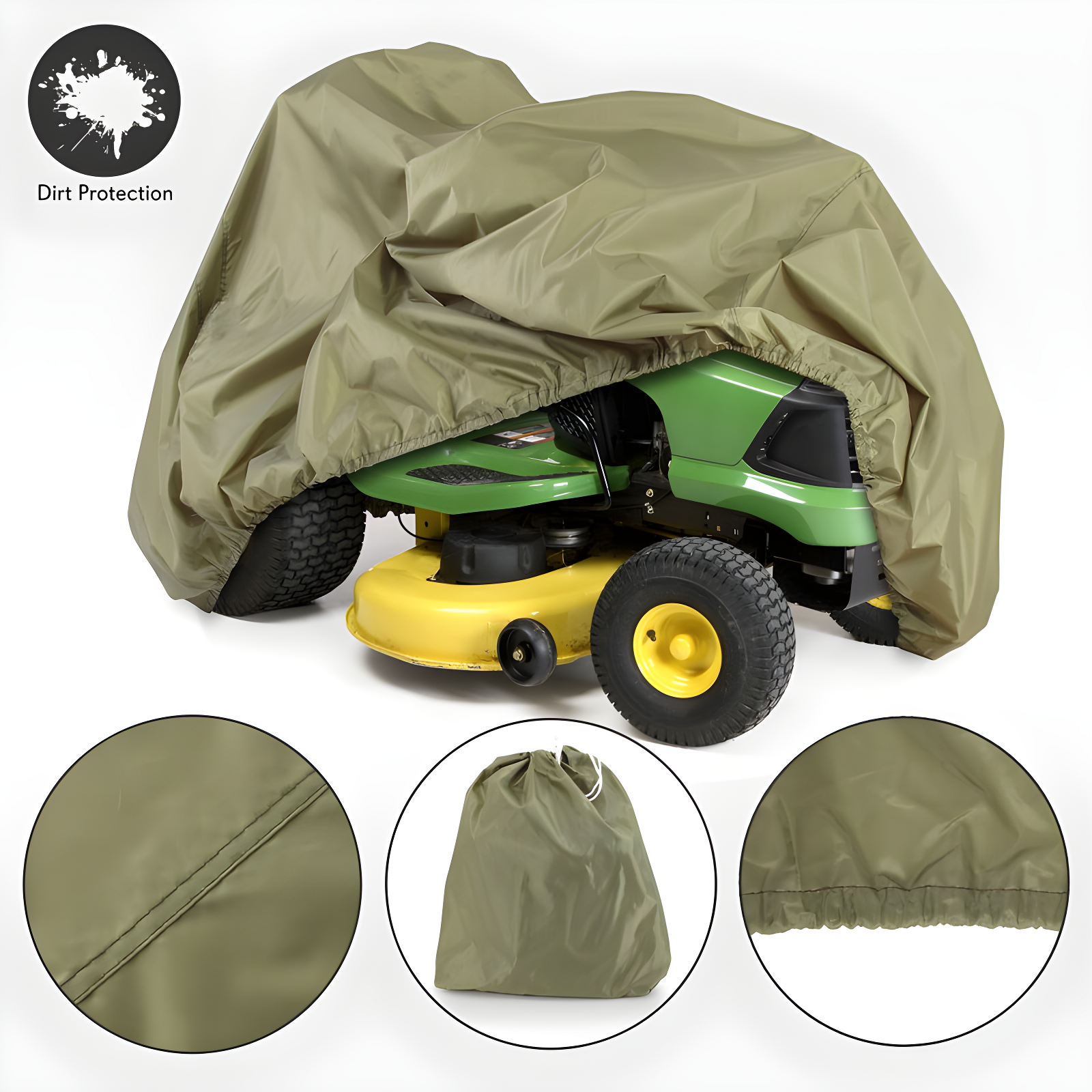 Elastic Mildew Resistant Lawn Mower Cover By Pyle