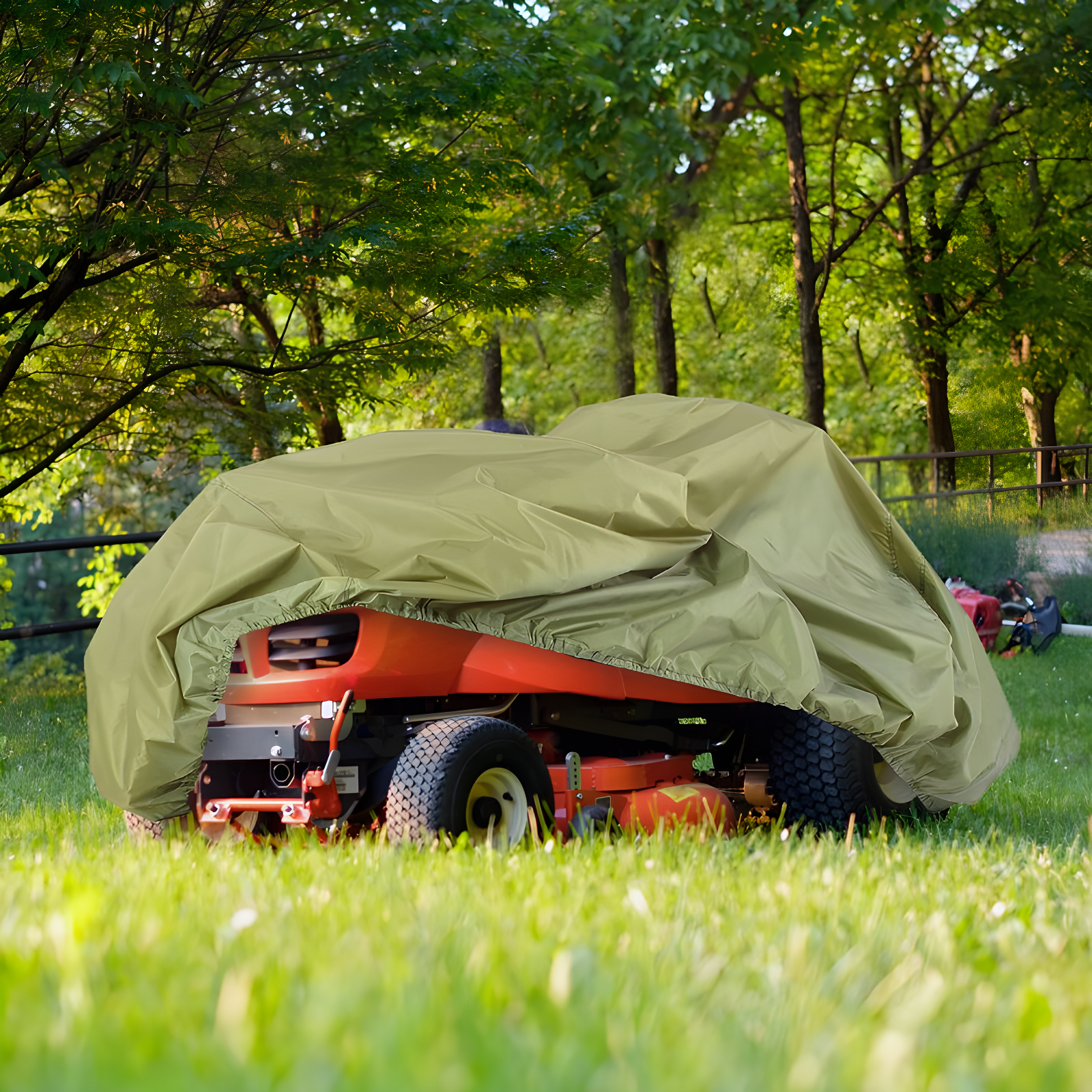 Elastic Mildew Resistant Lawn Mower Cover By Pyle