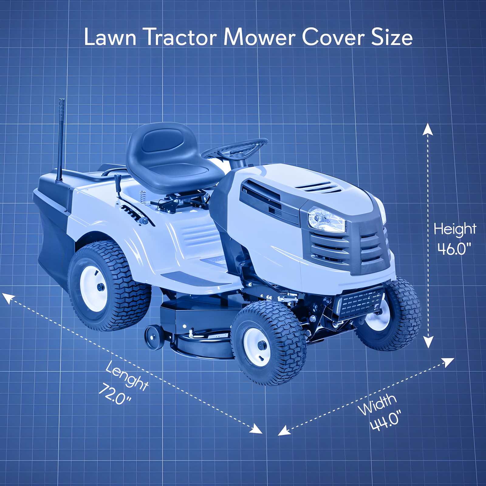 Elastic Mildew Resistant Lawn Mower Cover By Pyle