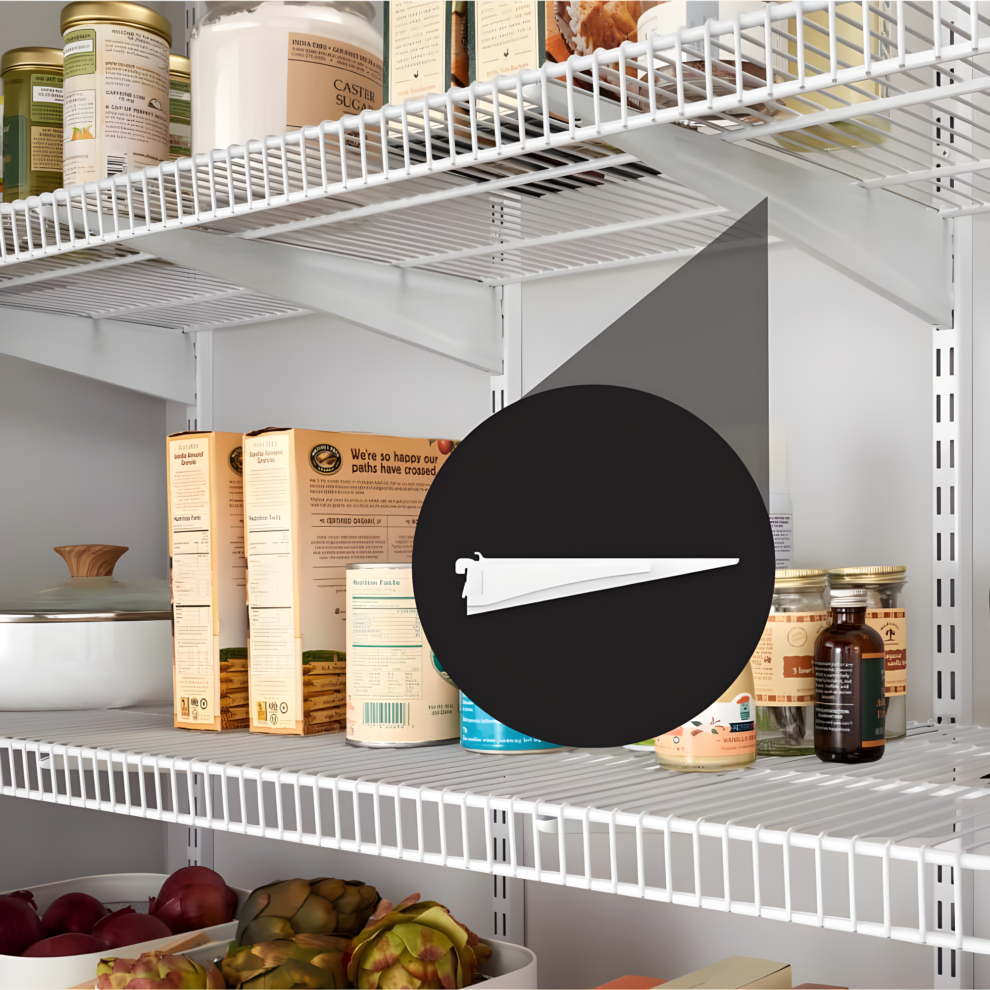 ClosetMaid ShelfTrack Wire Shelving Bracket