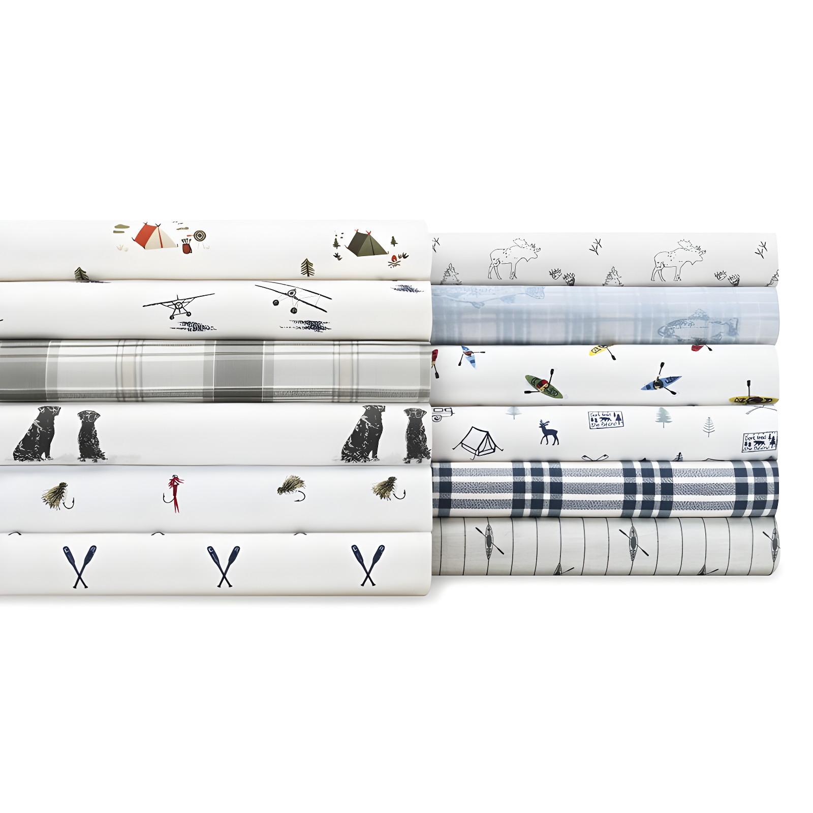 Eddie Bauer Printed Cotton Percale Sheet Sets
