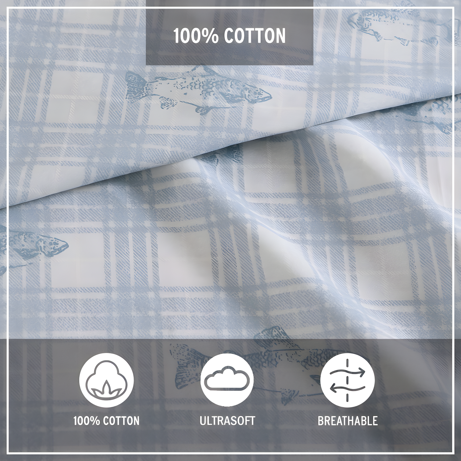 Eddie Bauer Printed Cotton Percale Sheet Sets