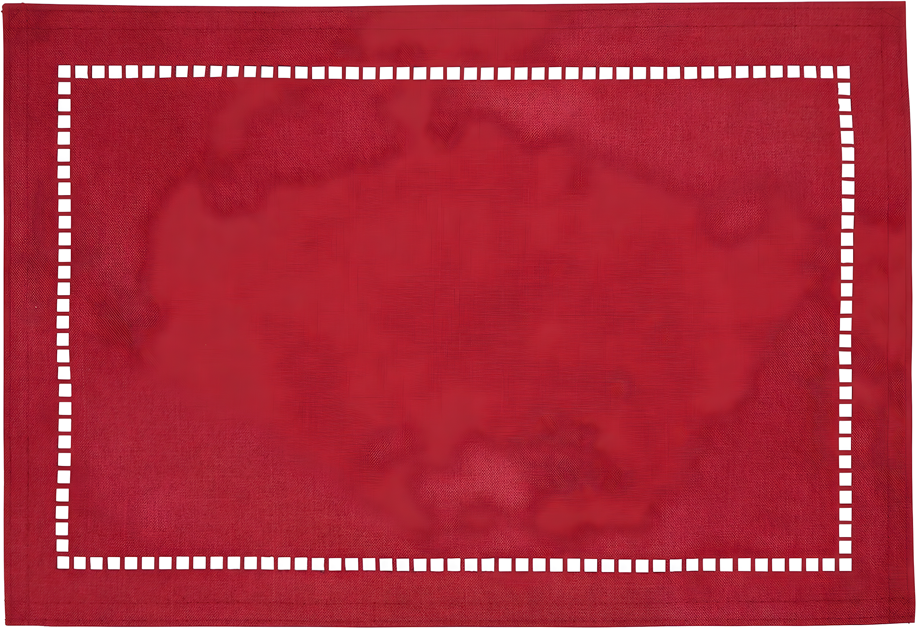 Saro Lifestyle Laser-Cut Hemstitch Placemat (Set of 4)