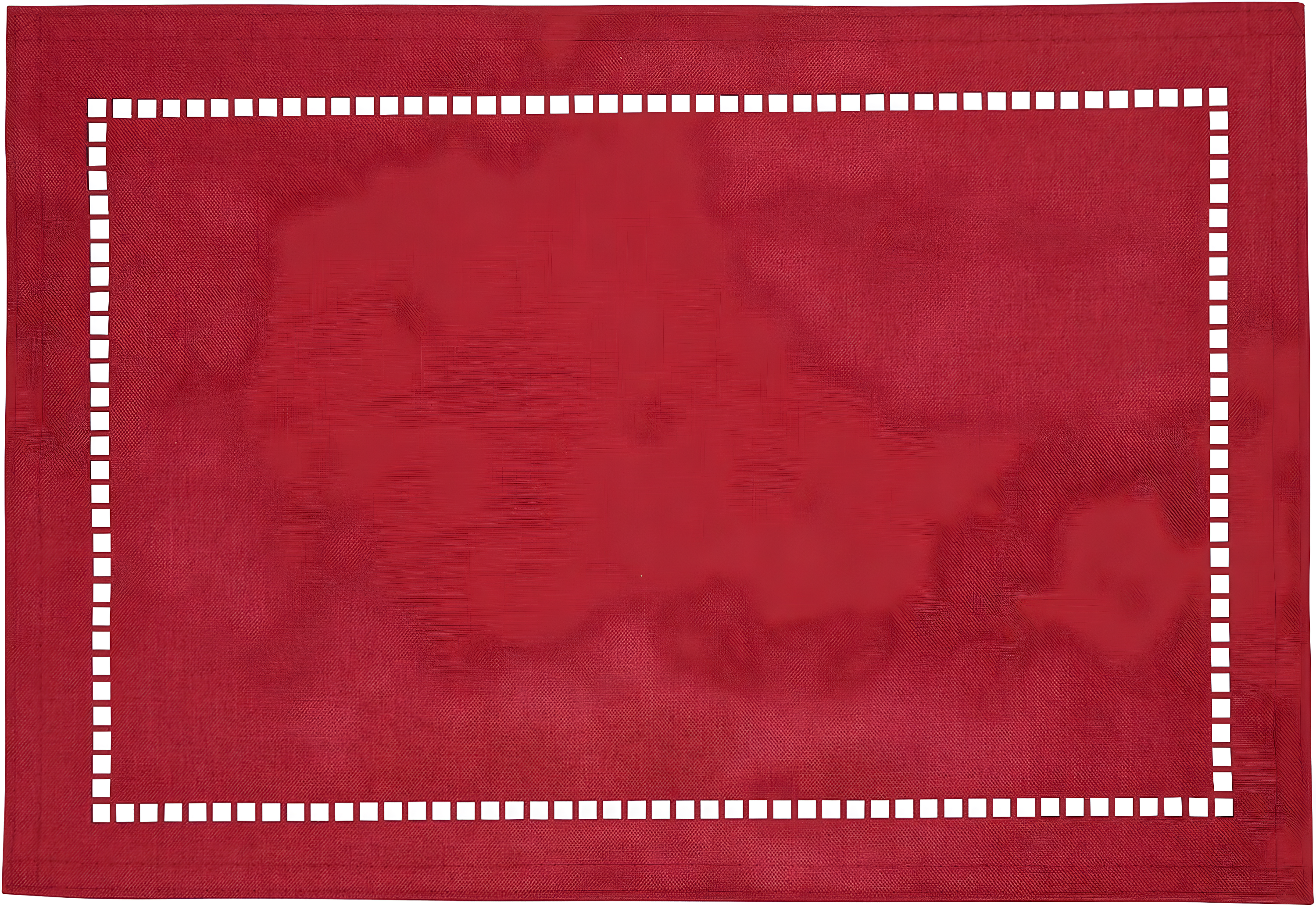 Saro Lifestyle Laser-Cut Hemstitch Placemat (Set of 4)