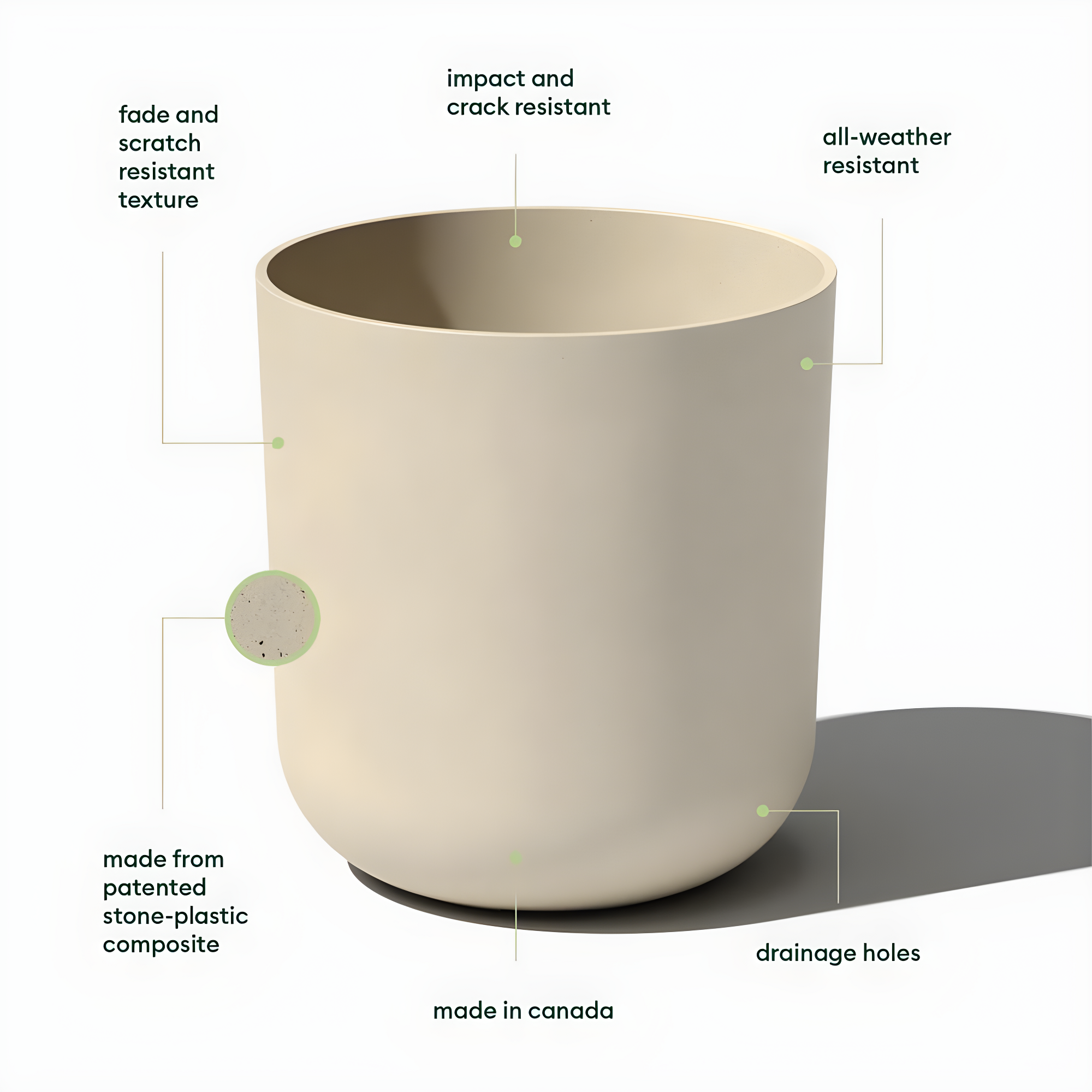 Mason Series Kona Planter