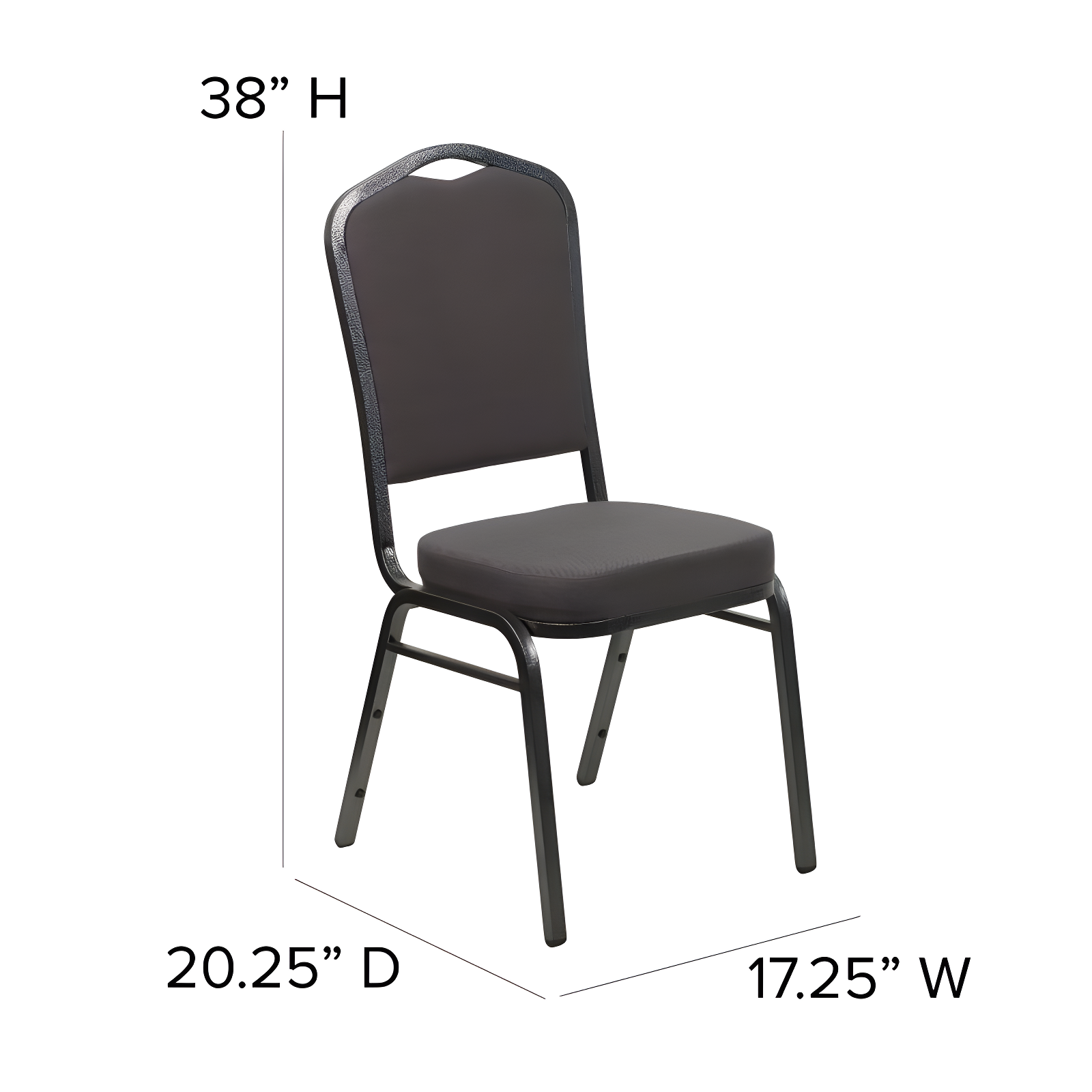 Flash Furniture Crown Back Stacking Banquet Chair