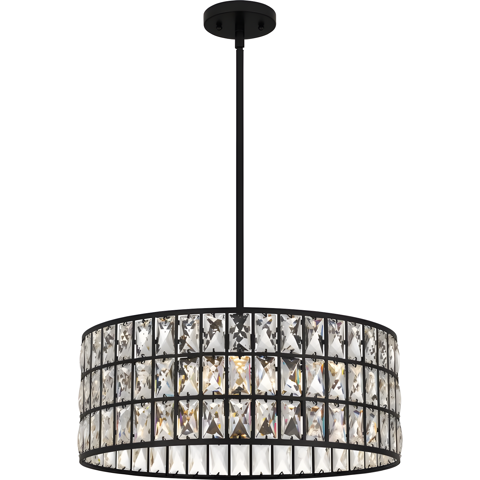Quoizel Lighting Gibson 4 - Light Pendant in  Matte Black