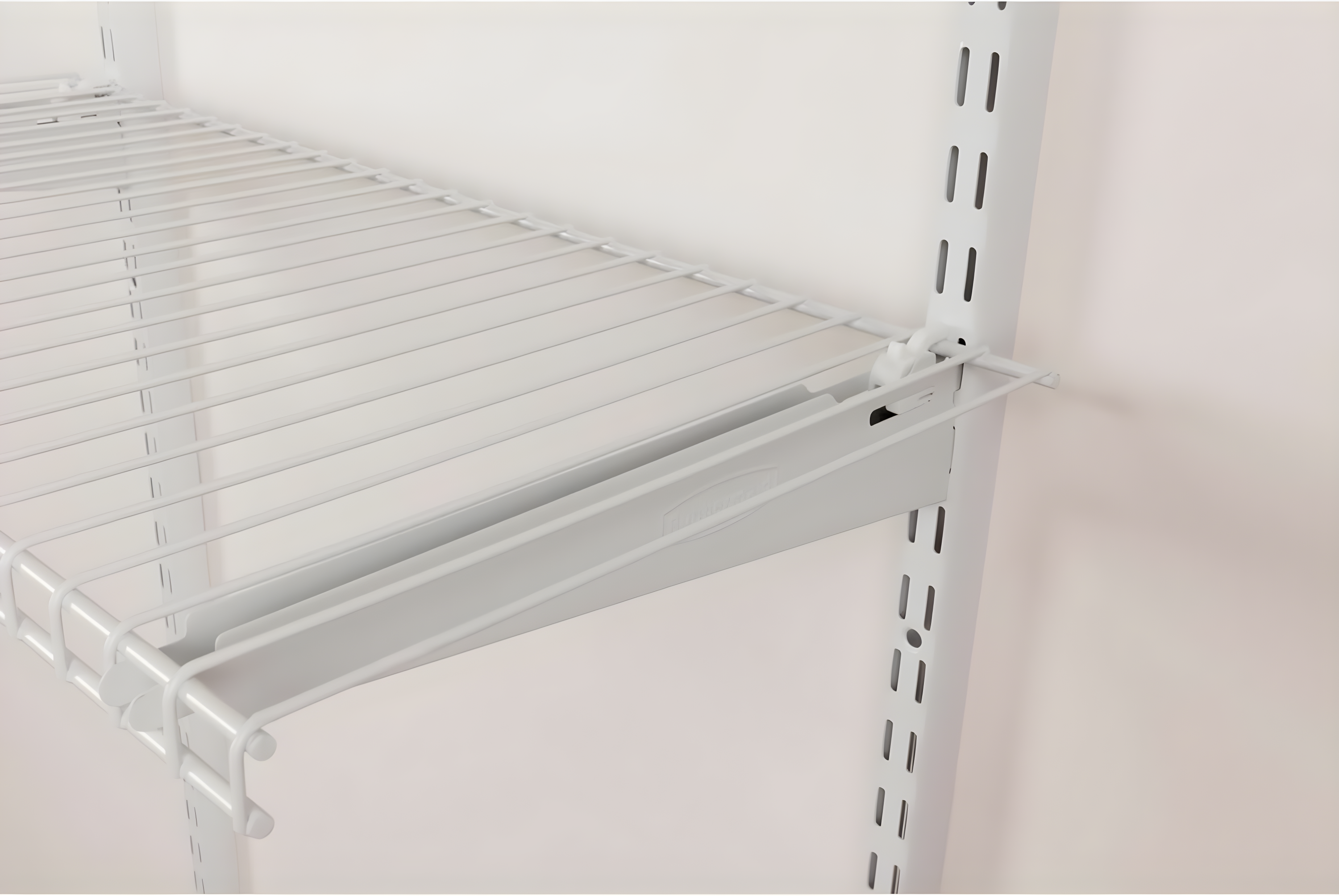 Rubbermaid FastTrack 6 to 10 Ft Wide White Wire Closet Configuration Storage Kit