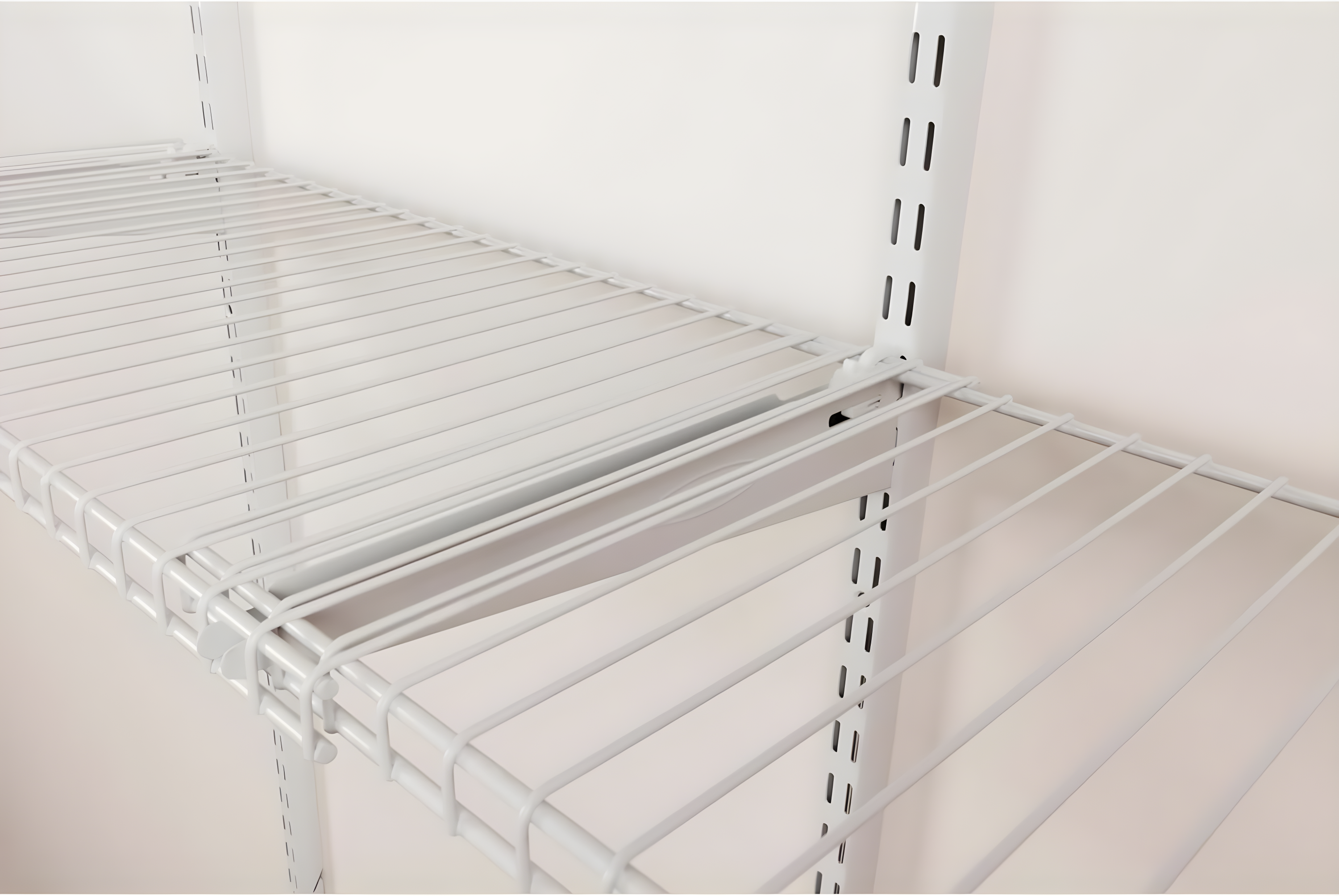 Rubbermaid FastTrack 6 to 10 Ft Wide White Wire Closet Configuration Storage Kit