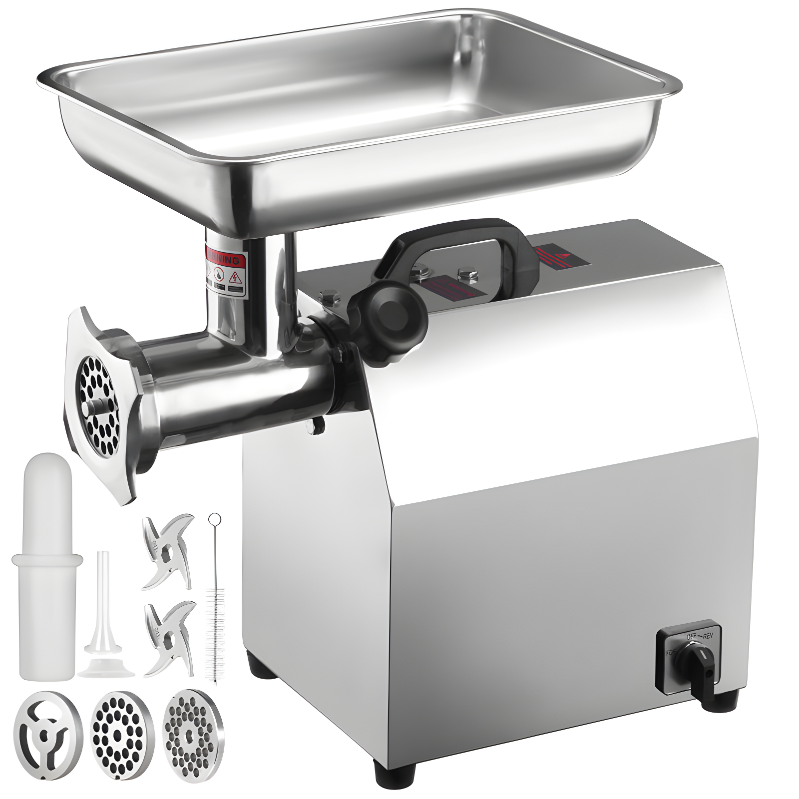 VEVOR Stainless Steel Electric Meat Grinder | Wayfair