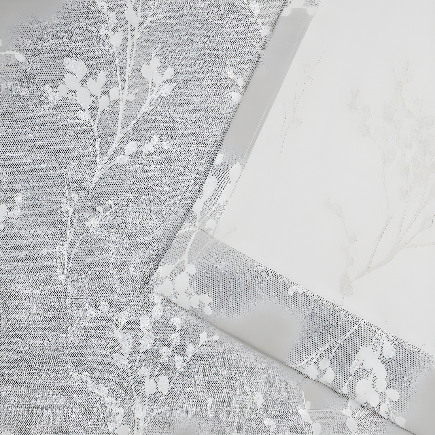 Nicole Miller Nicole Miller Turion Floral Room Darkening Blackout Grommet Top Curtain Panel Pair (Set of 2)