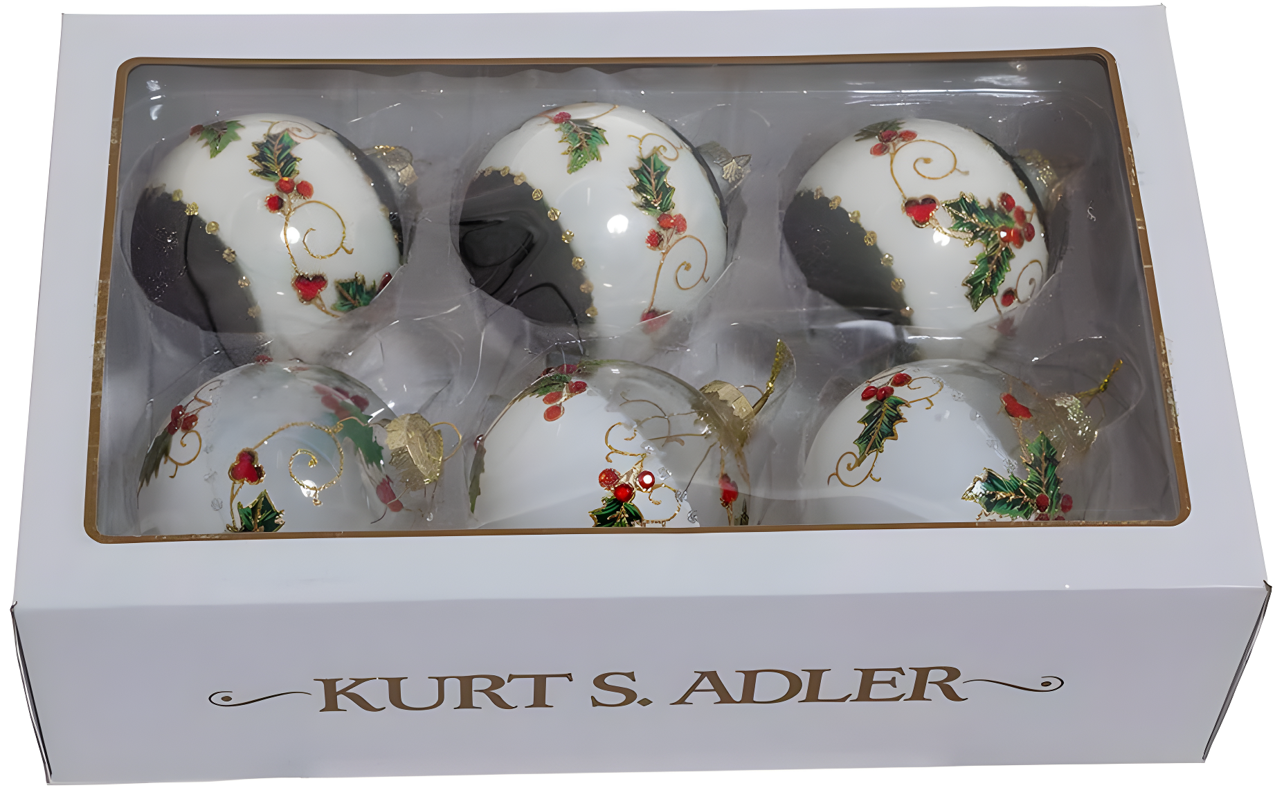 Kurt Adler Glass Ball Ornament