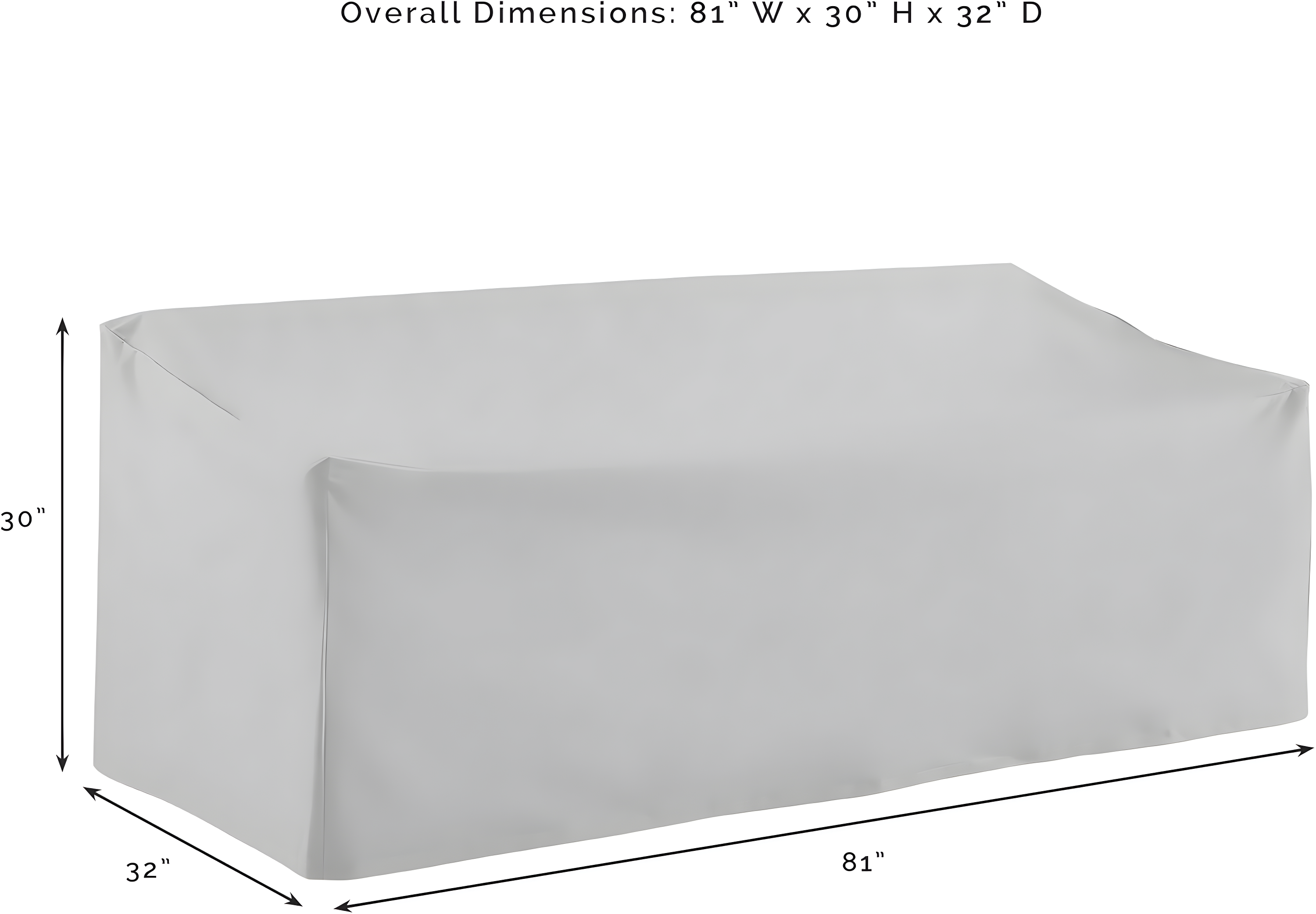 Sneed Outdoor Patio Sofa Cover