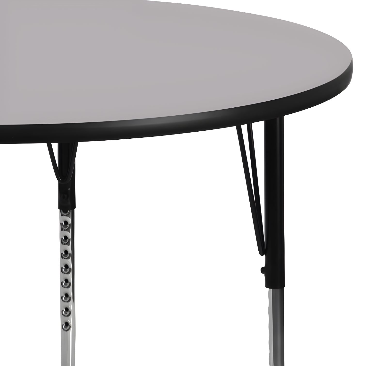 Goddard 42'' Round Thermal Laminate Activity Table - Adjustable Legs
