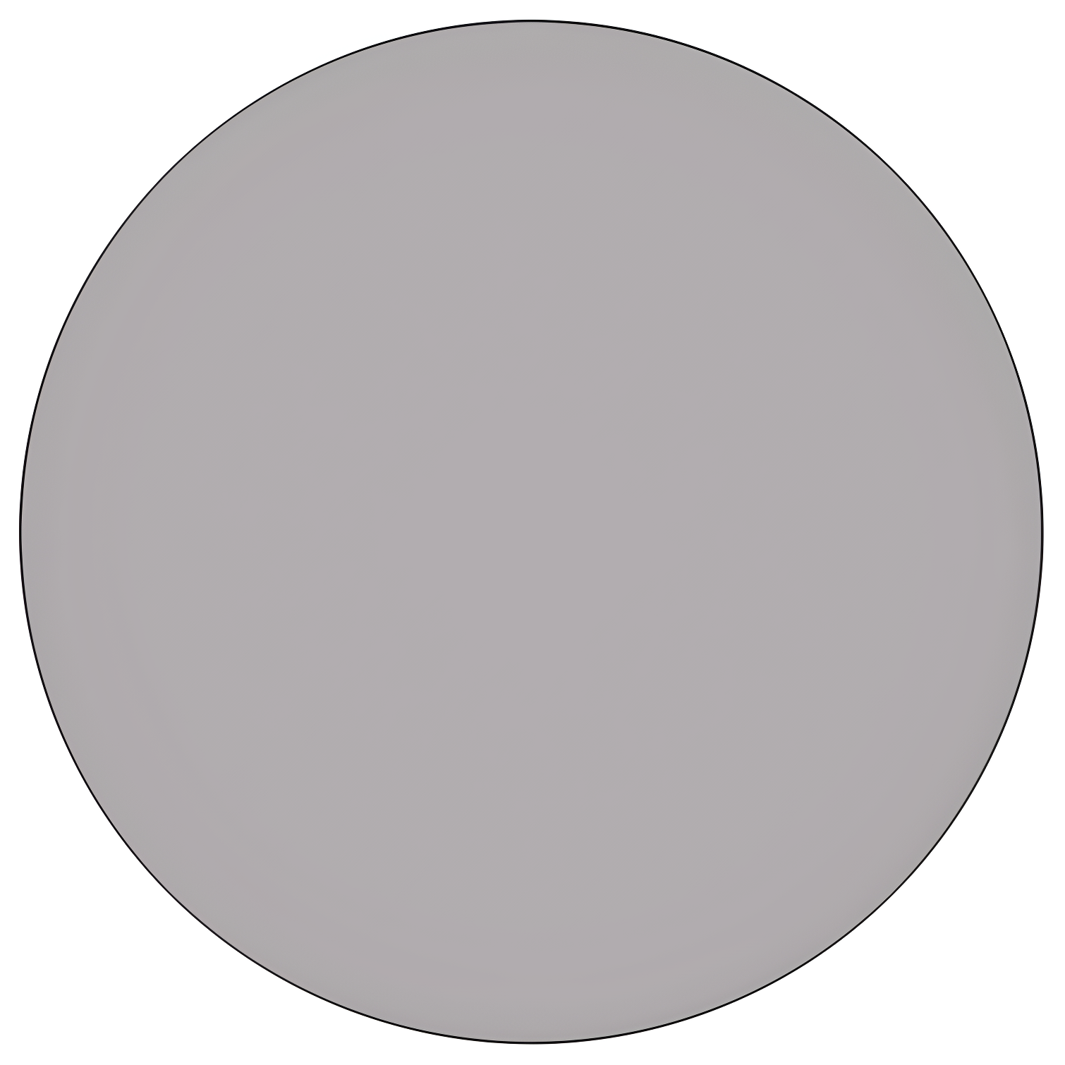 Goddard 42'' Round Thermal Laminate Activity Table - Adjustable Legs