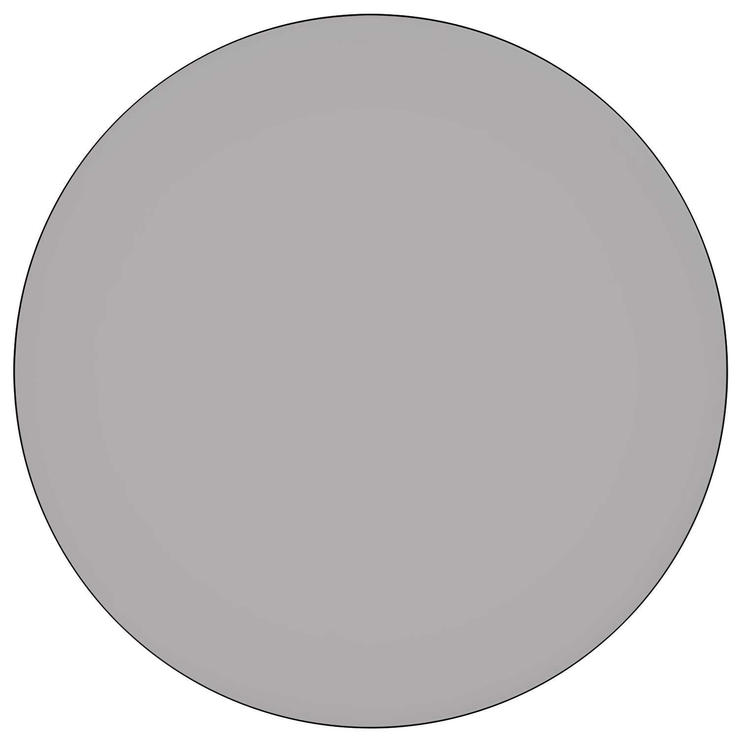 Goddard 42'' Round Thermal Laminate Activity Table - Adjustable Legs