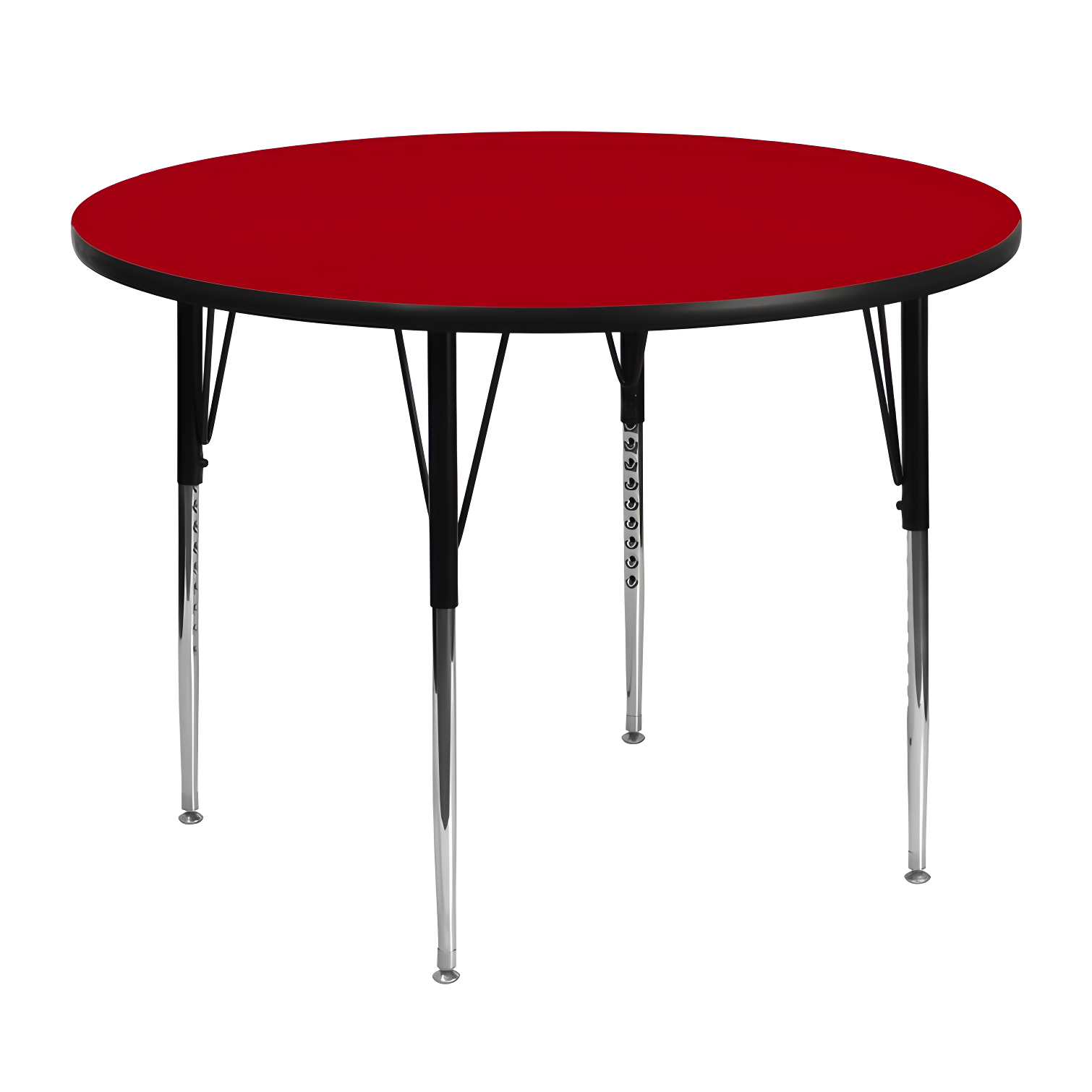 Goddard 42'' Round Thermal Laminate Activity Table - Adjustable Legs