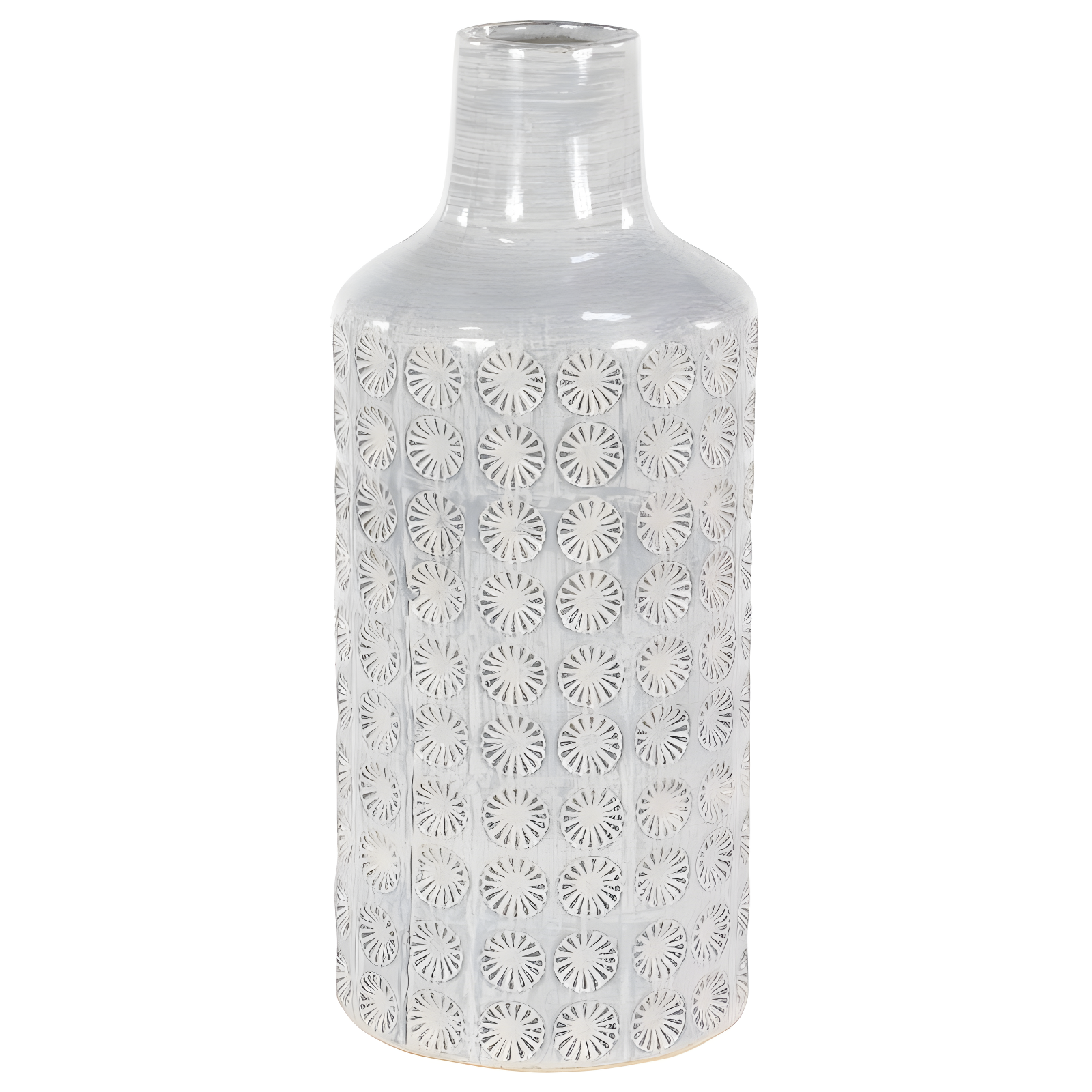 CosmoLiving by Cosmopolitan Porcelain Ceramic Floral Decorative Vase