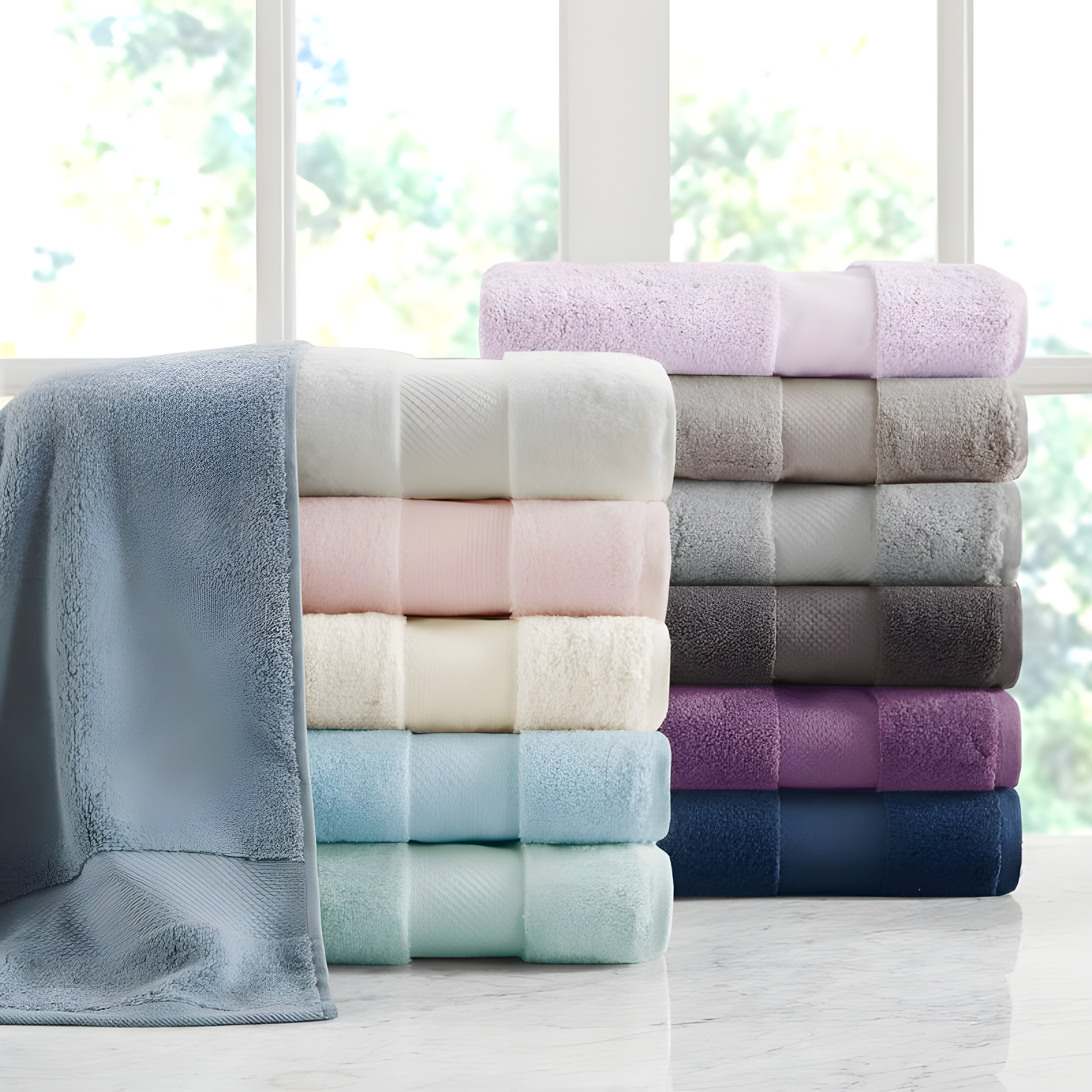 Turkish 100% Cotton Oversized Towel Set