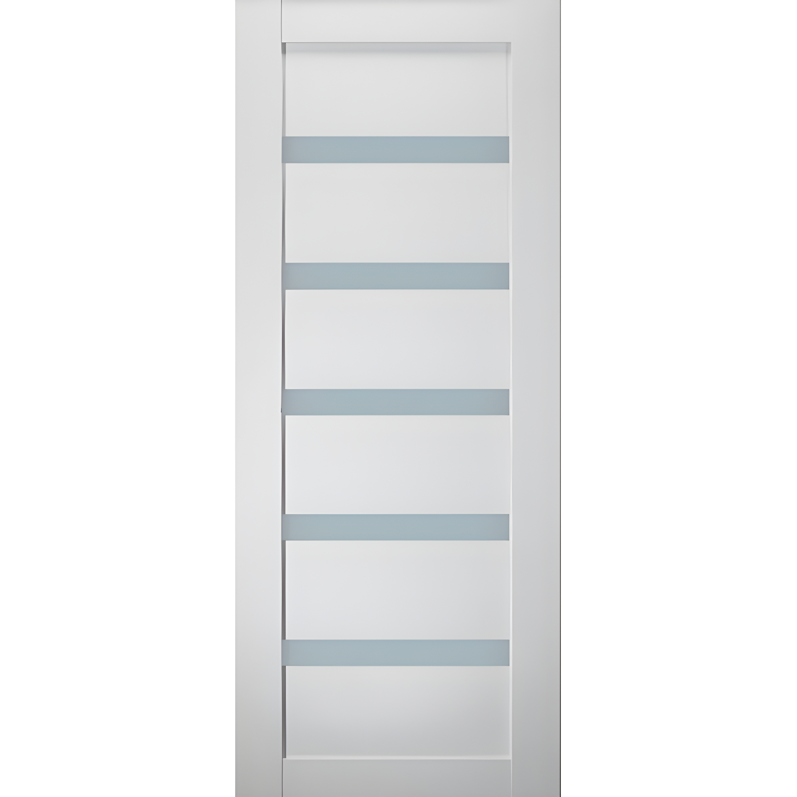 Leora Paneled Manufactured Wood and Glass Standard Door Slab