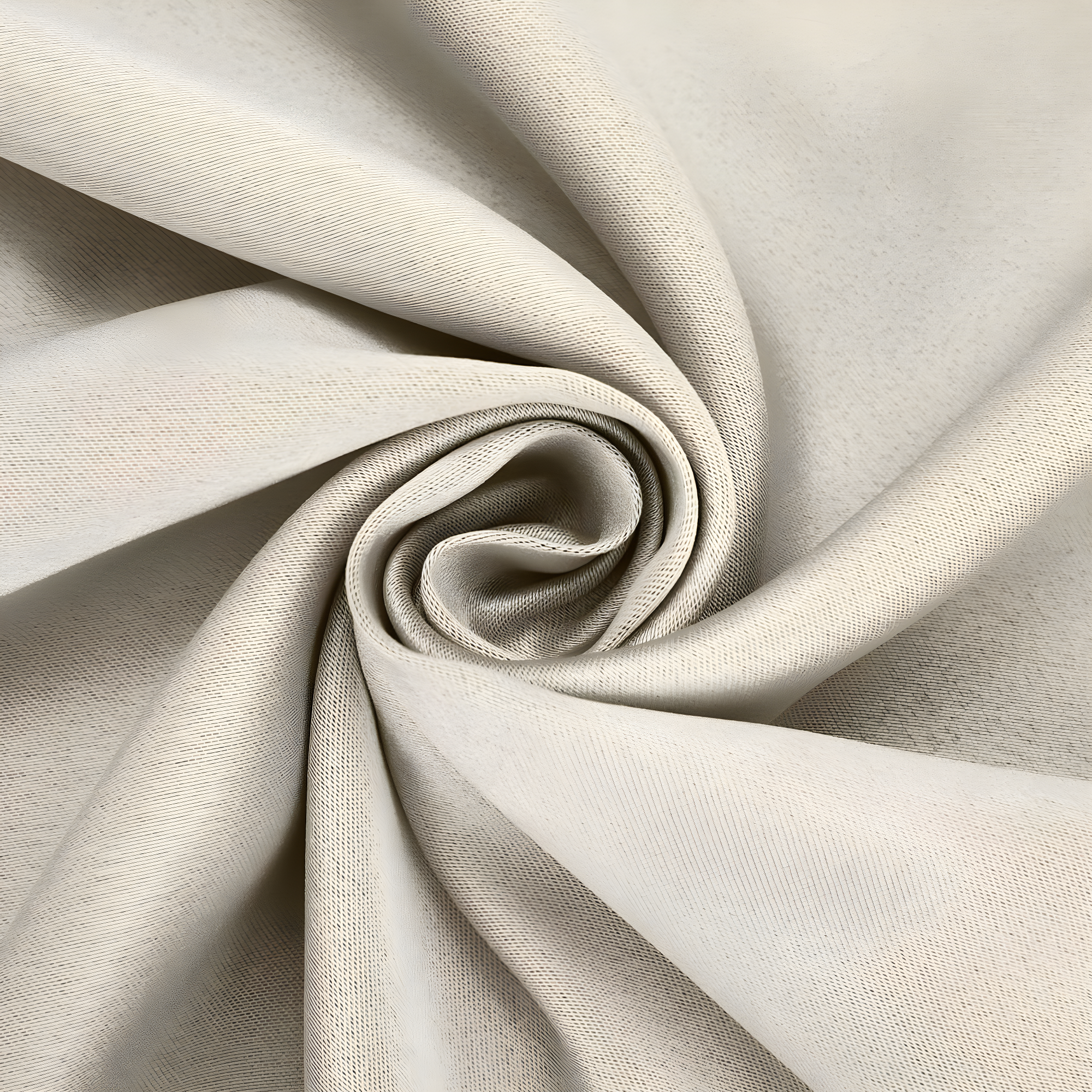 2pc 54"x63" No. 918 Room Darkening Brandon Magnetic Closure Grommet Curtain Panel Pair Cream: Energy Efficient, Noise Reduction