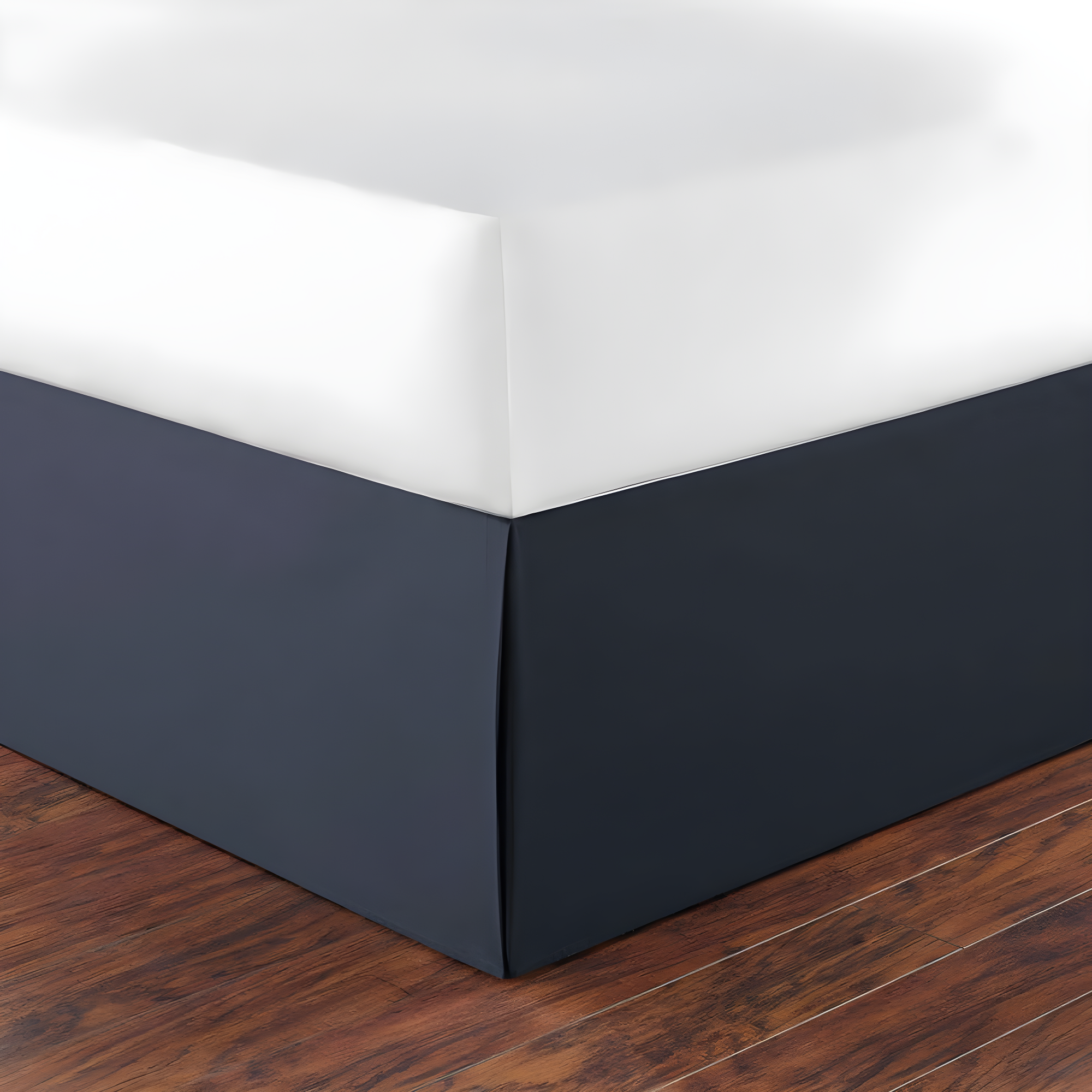 Nautica Solid Bedskirt 100% Cotton Fitted 15" Bed Skirt