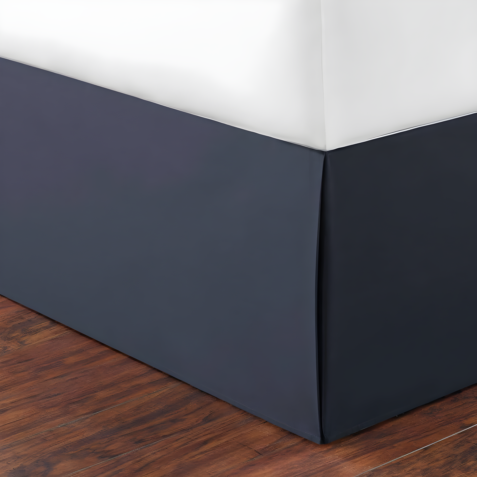 Nautica Solid Bedskirt 100% Cotton Fitted 15" Bed Skirt