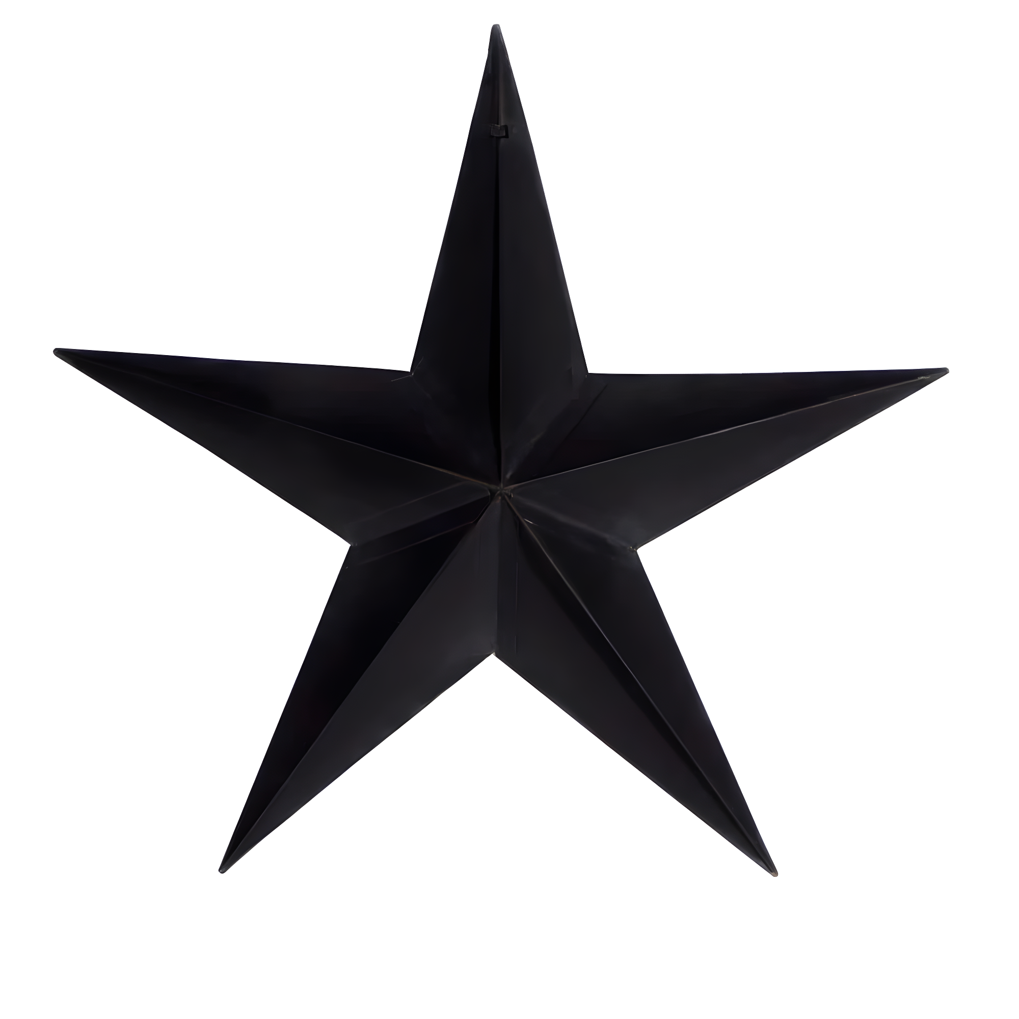 Olivia & May Set of 3 Metal Stars Indoor Outdoor Wall Decors Light Brown : Iron Frame, Farmhouse Style, Vertical Orientation