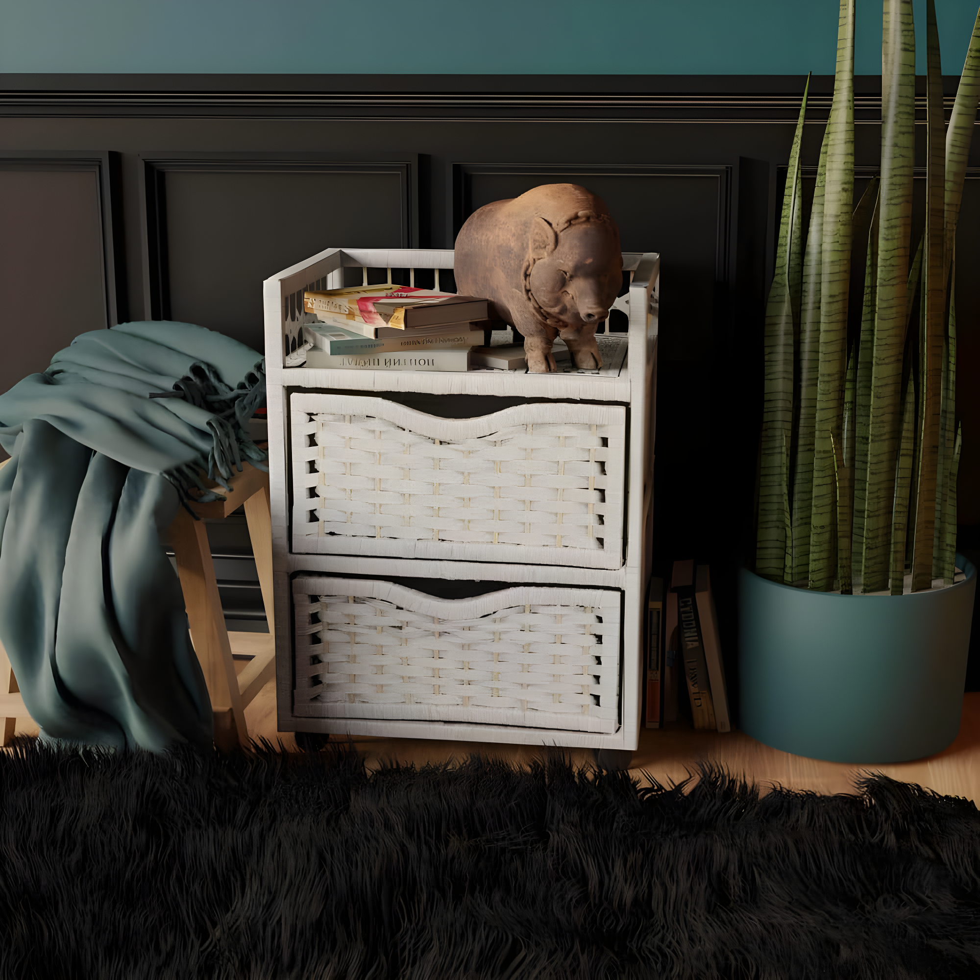 Bay Isle Home™ Aimee 2 Drawer Storage Drawer