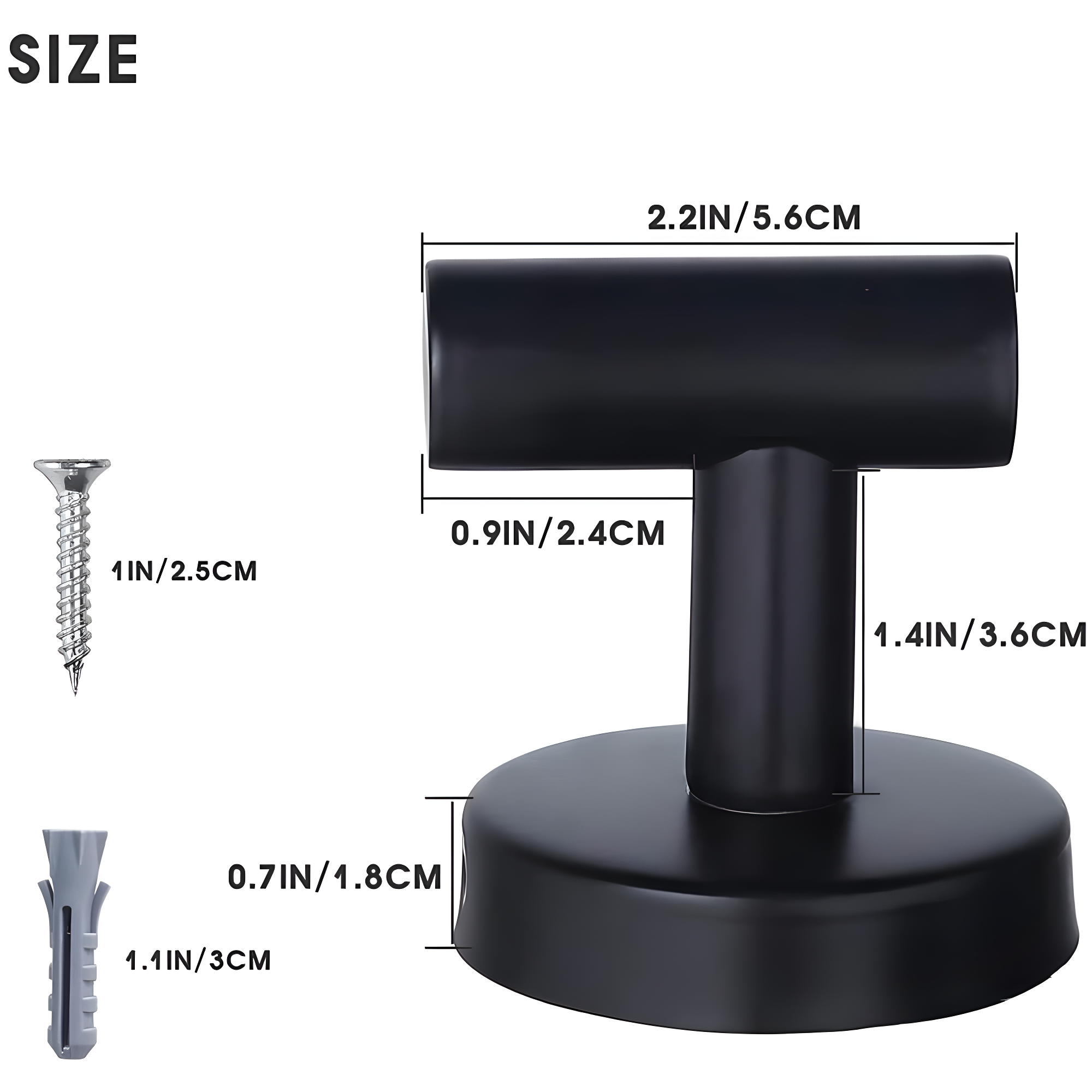Bathroom Stainless Steel Towel Hooks Wall Mounted 4-Pack