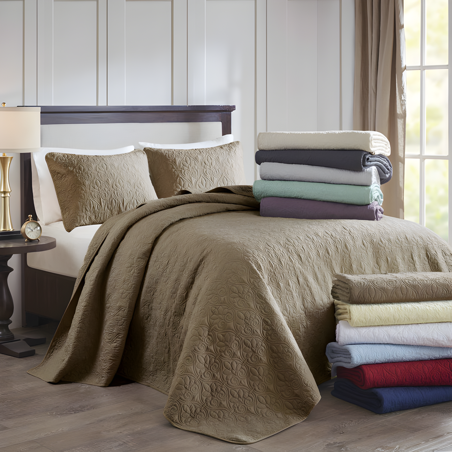 Quebec Reversible Bedspread Set
