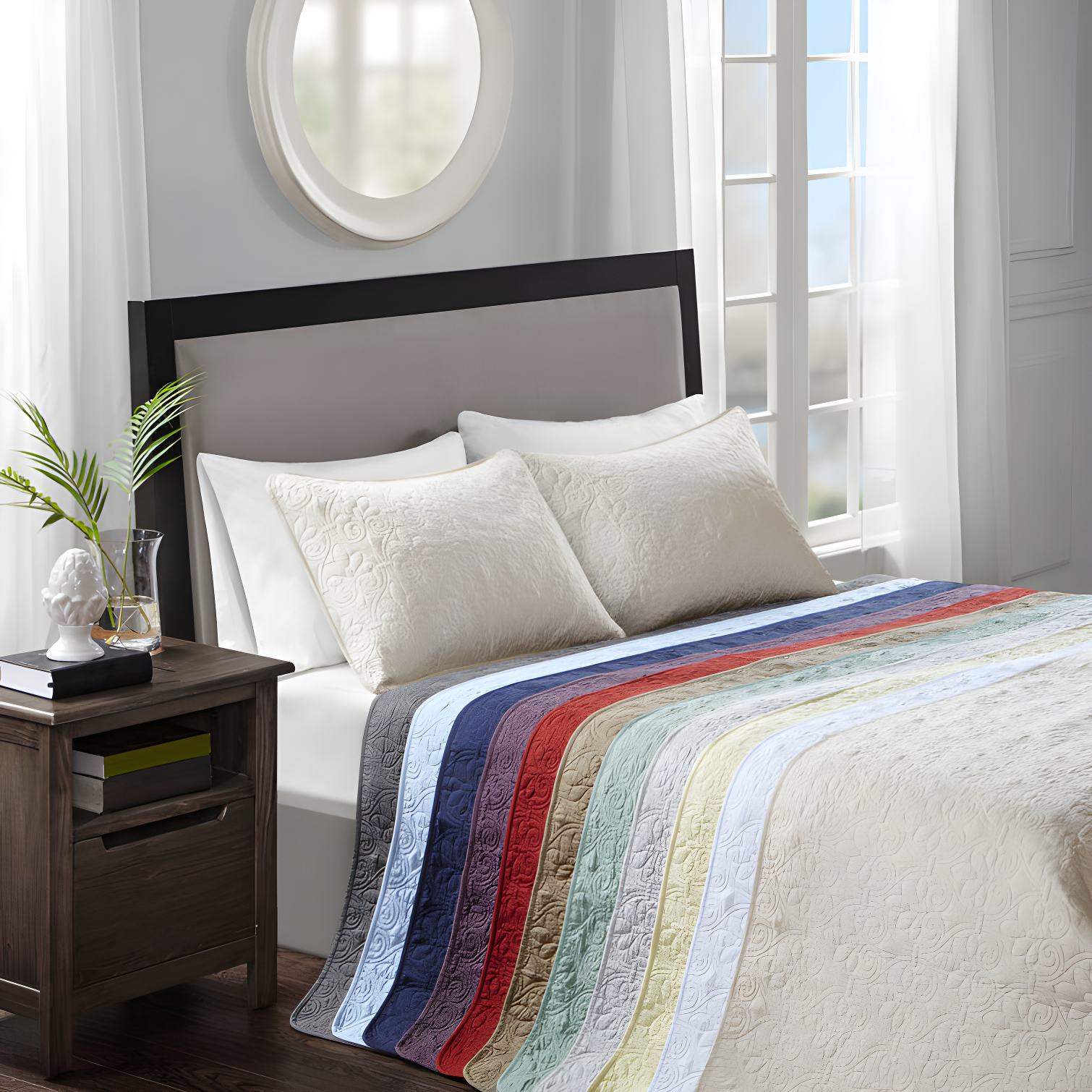 Quebec Reversible Bedspread Set