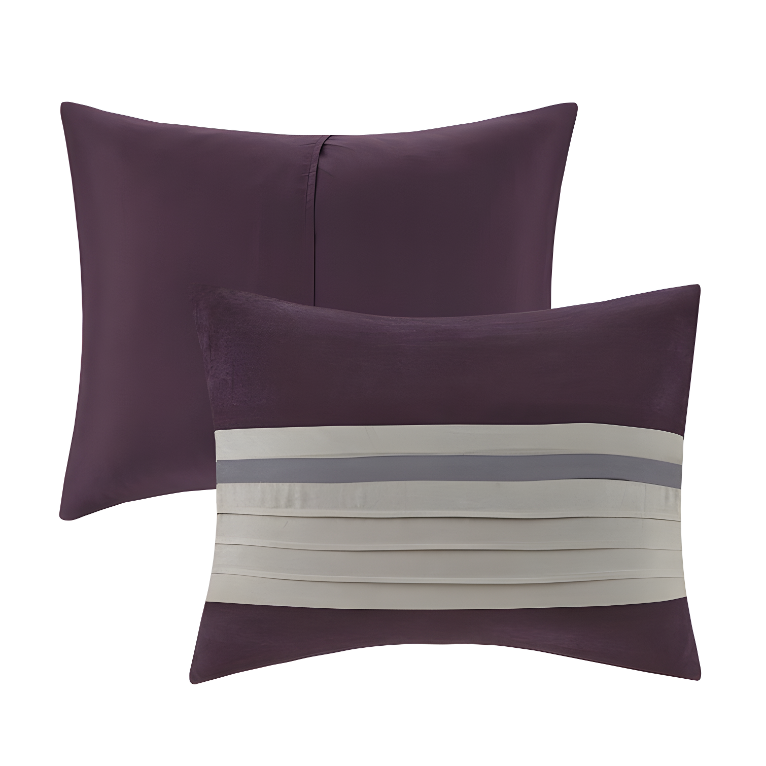 Palmer 7 PC Pieced Faux Suede Comforter Set