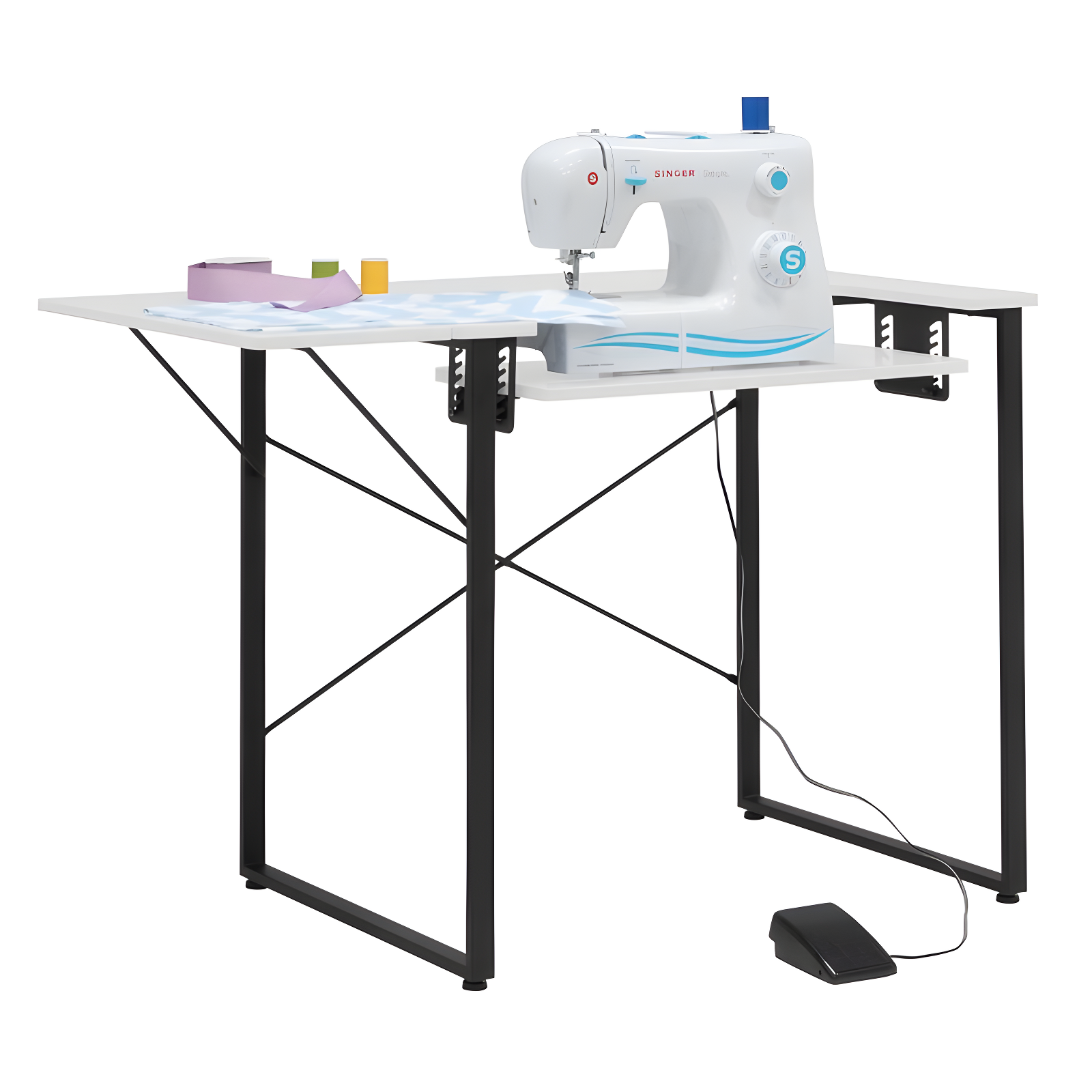 41'' x 23'' Sewing Table with Sewing Machine Platform
