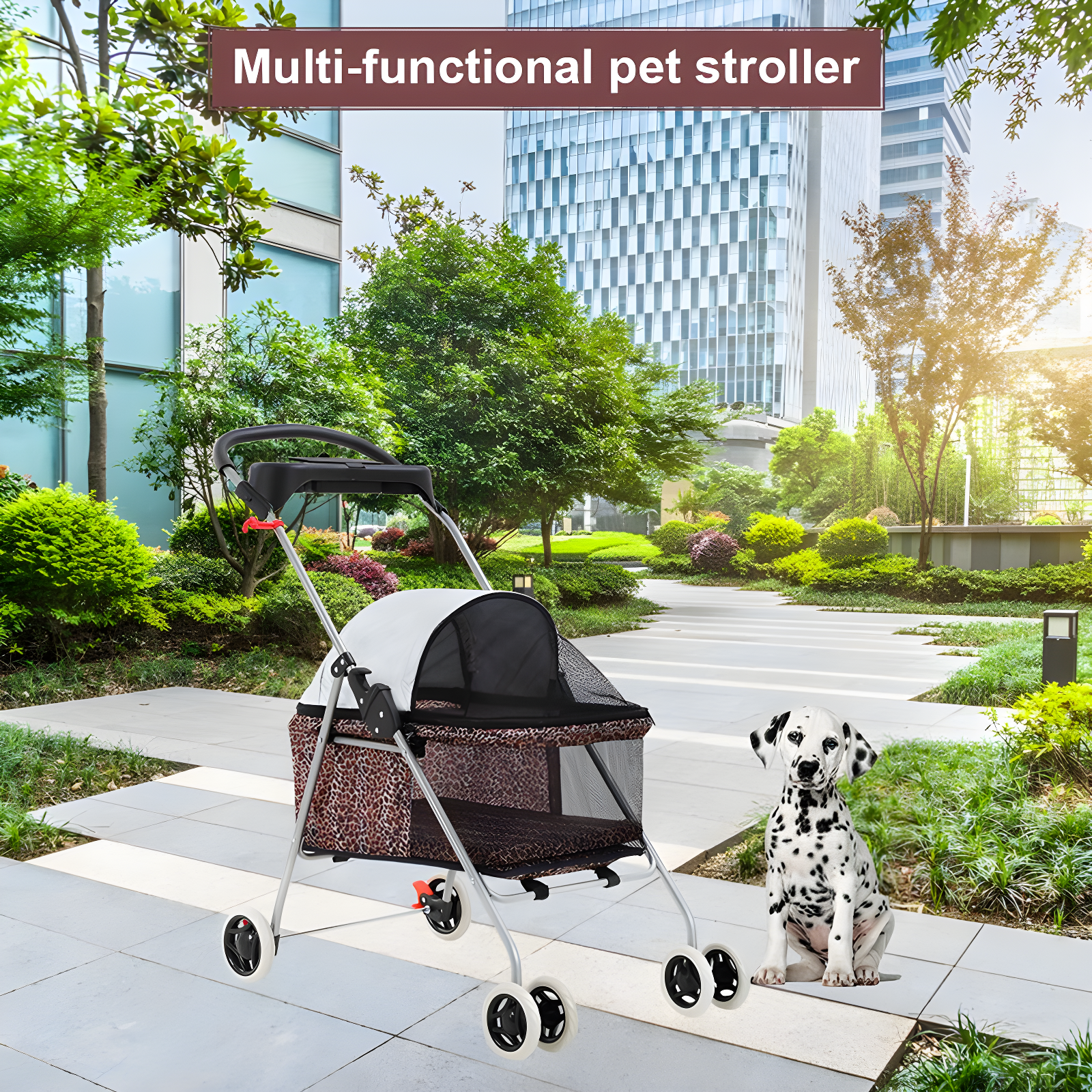 Foldable Pet Jogger Stroller