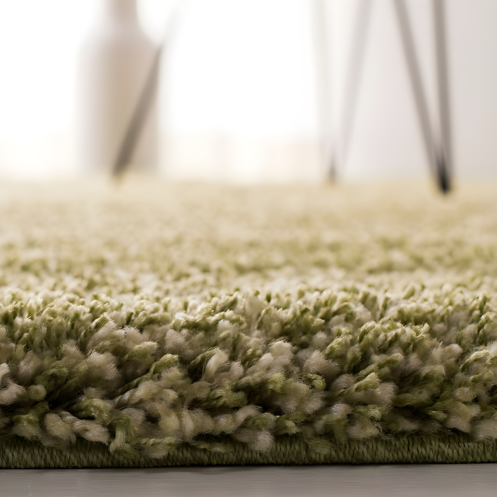 Shag SG151 Power Loomed Indoor Runner Rug - Green - 2'3"x9' - Safavieh.
