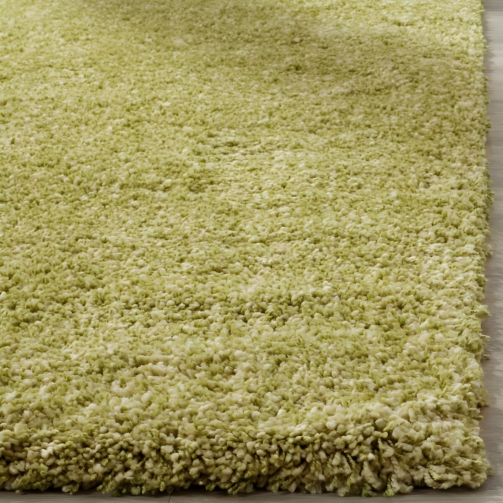 Shag SG151 Power Loomed Indoor Runner Rug - Green - 2'3"x9' - Safavieh.