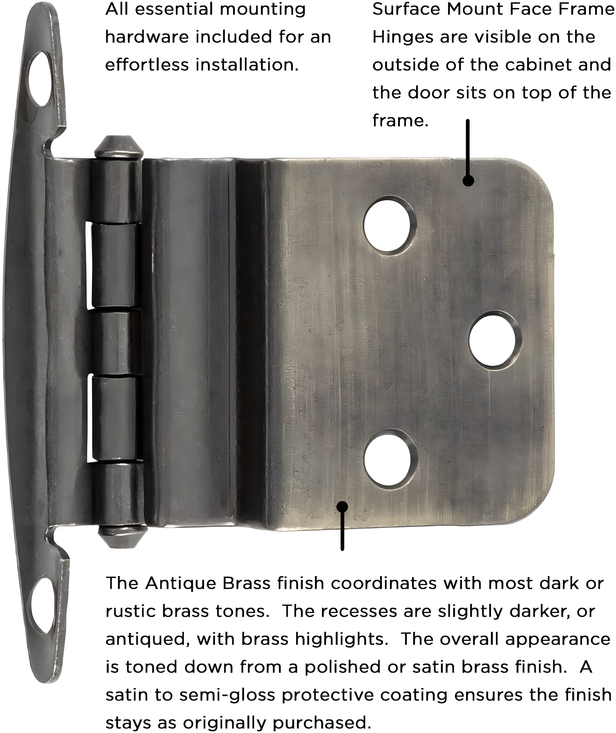Invisible/Concealed Single Door Hinge