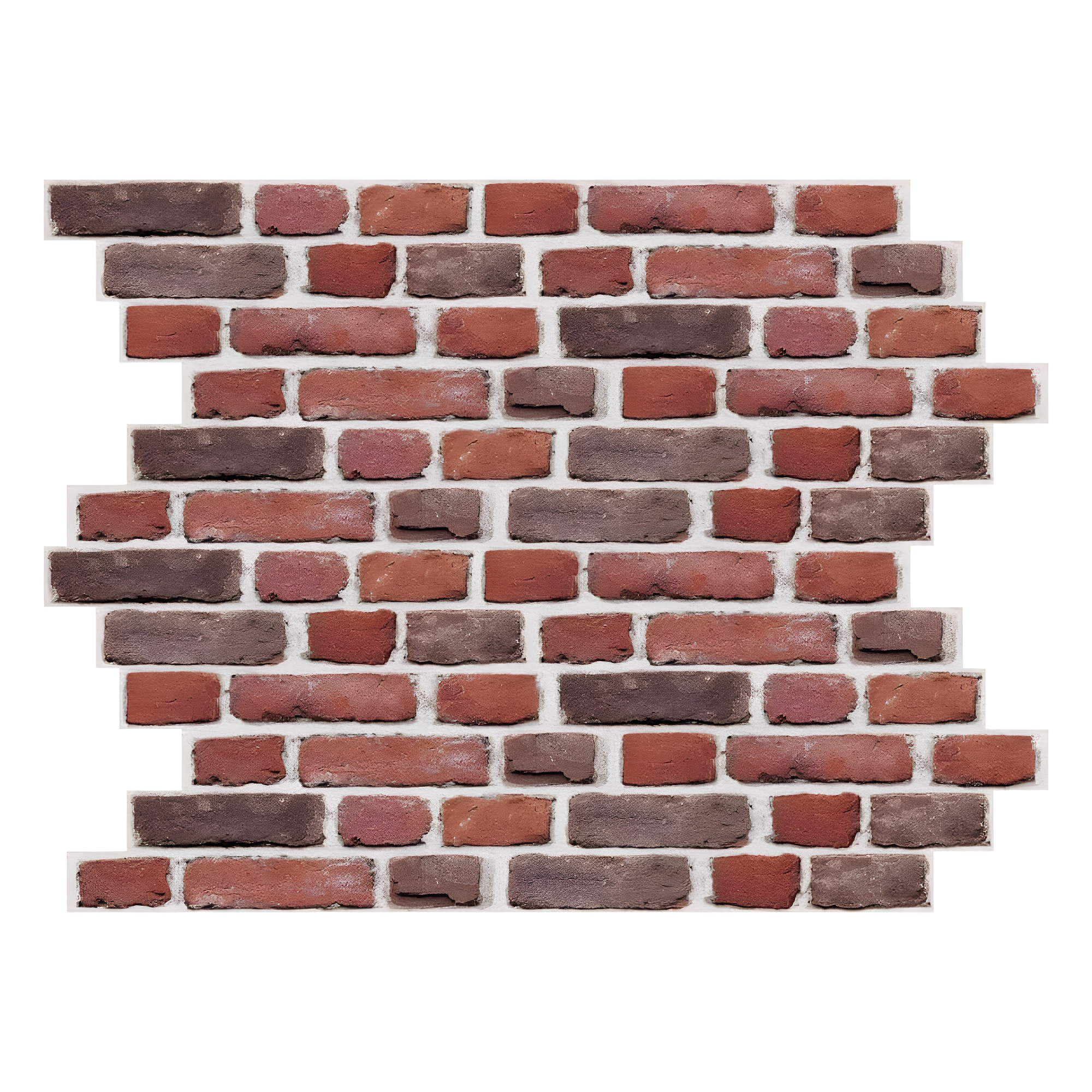 Brick Peel and Stick Giant Wall Decal Red - RoomMates: Vinyl Self-Adhesive Modern Decor, 24pc