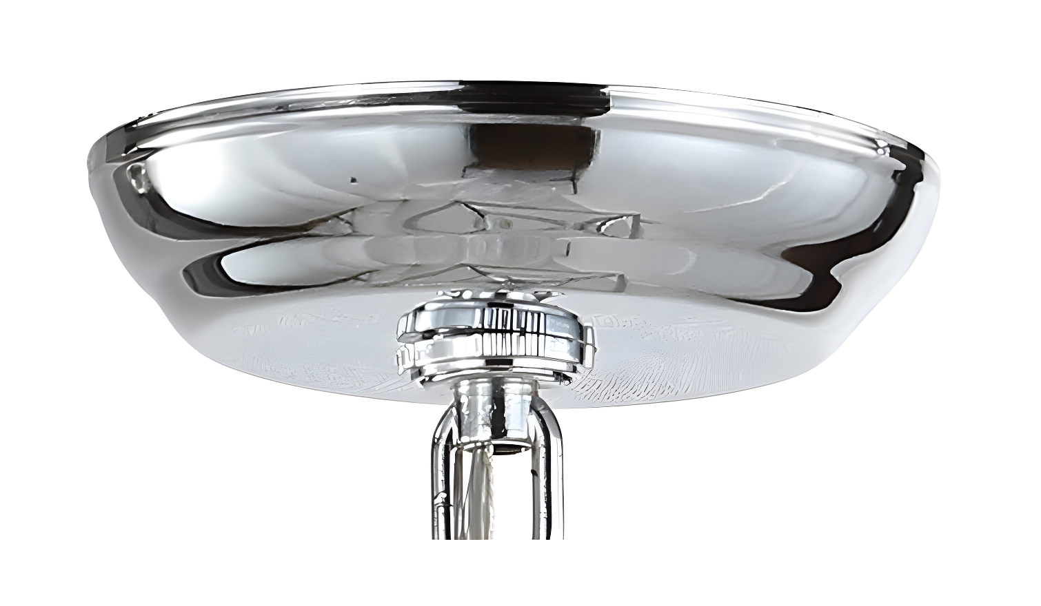 Pagoda 16" 4-Bulb Lantern Metal LED Pendant, Chrome