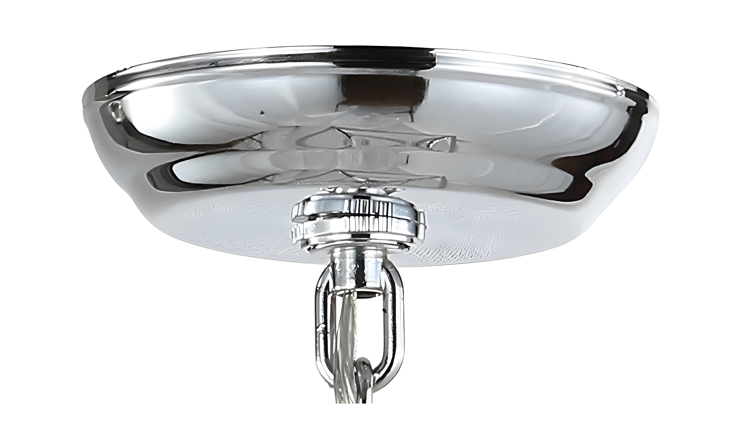 Pagoda 16" 4-Bulb Lantern Metal LED Pendant, Chrome