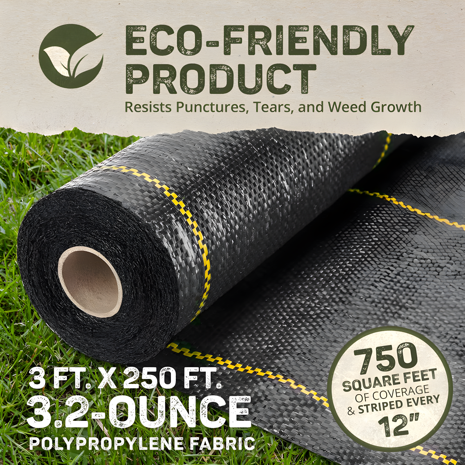 Dewitt DeWitt Pro 5 5oz Commercial Landscape Weed Barrier Ground Fabric