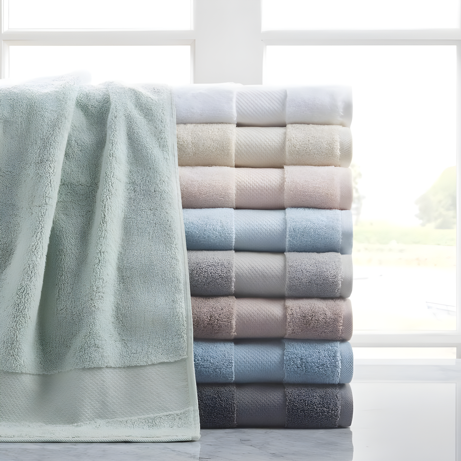 Turkish 100% Cotton Oversized Towel Set