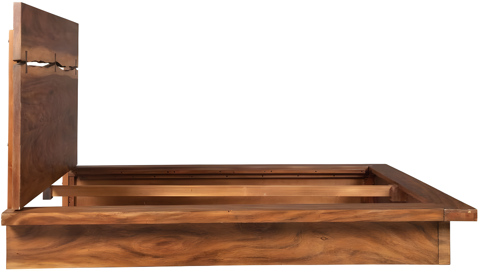 Winslow Queen Bed Smokey Walnut and Coffee Bean
