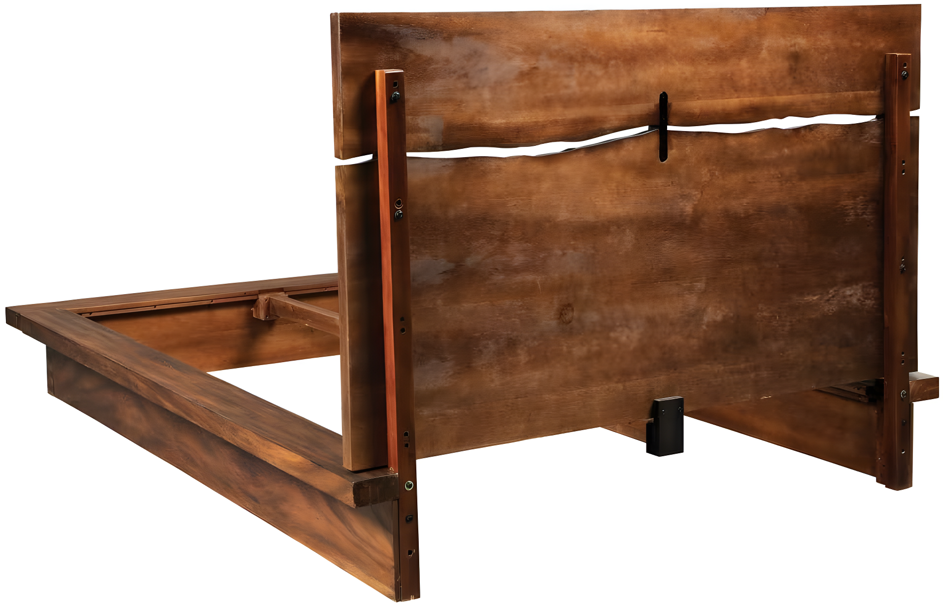 Winslow Queen Bed Smokey Walnut and Coffee Bean