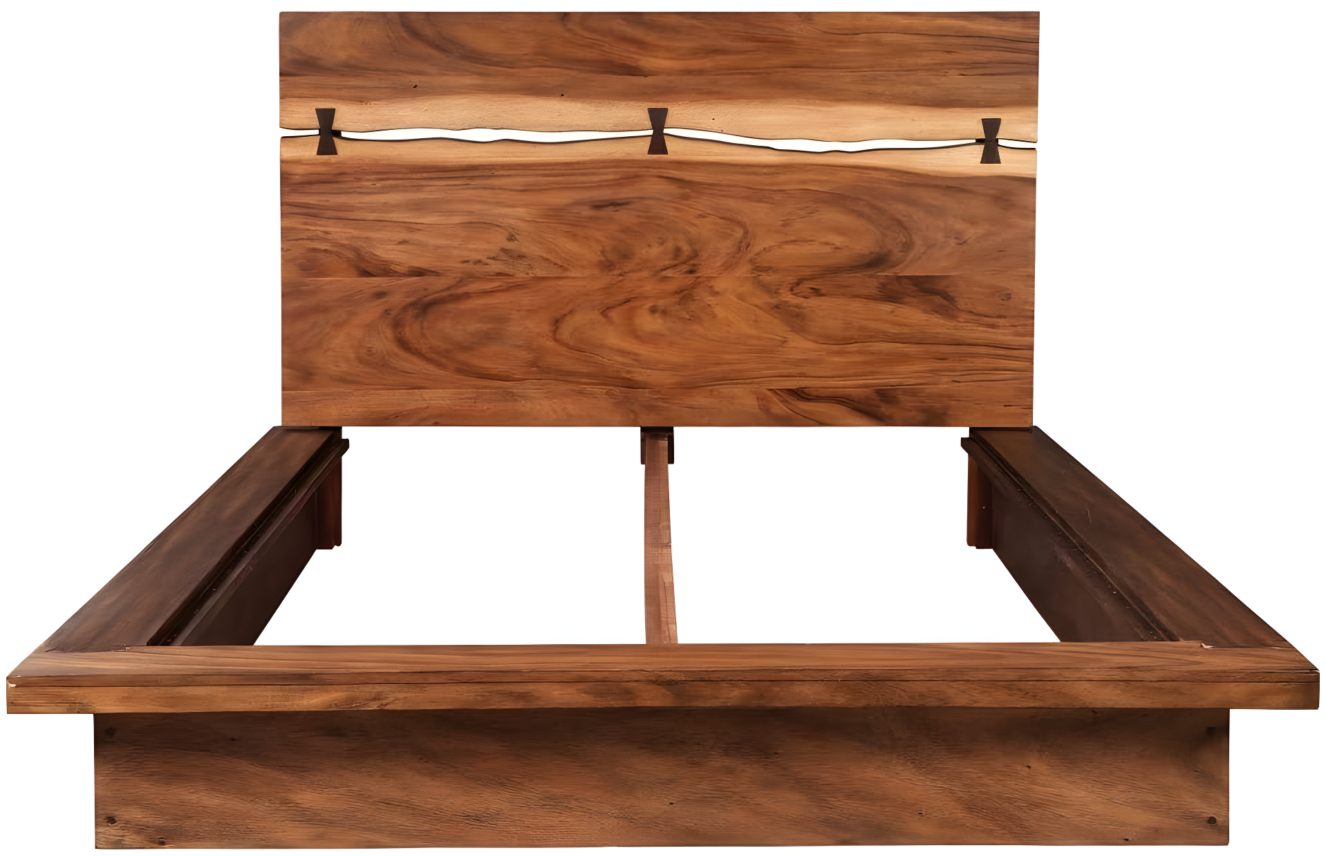 Winslow Queen Bed Smokey Walnut and Coffee Bean